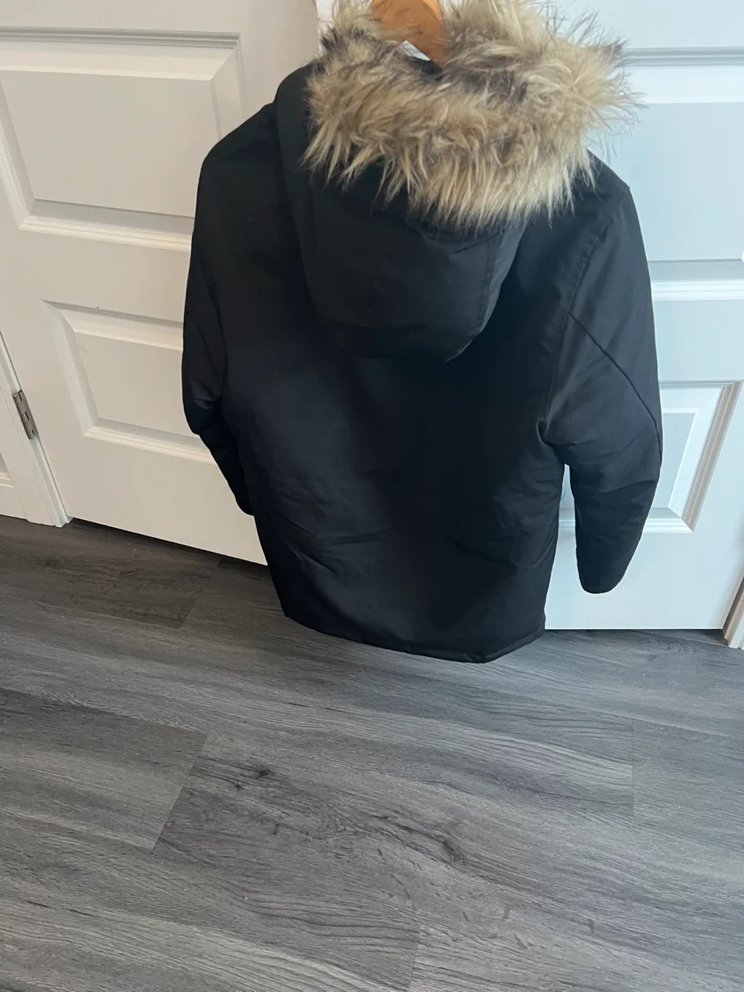 GAP Kids Black Winter Parka - Size Large image indicator(2)