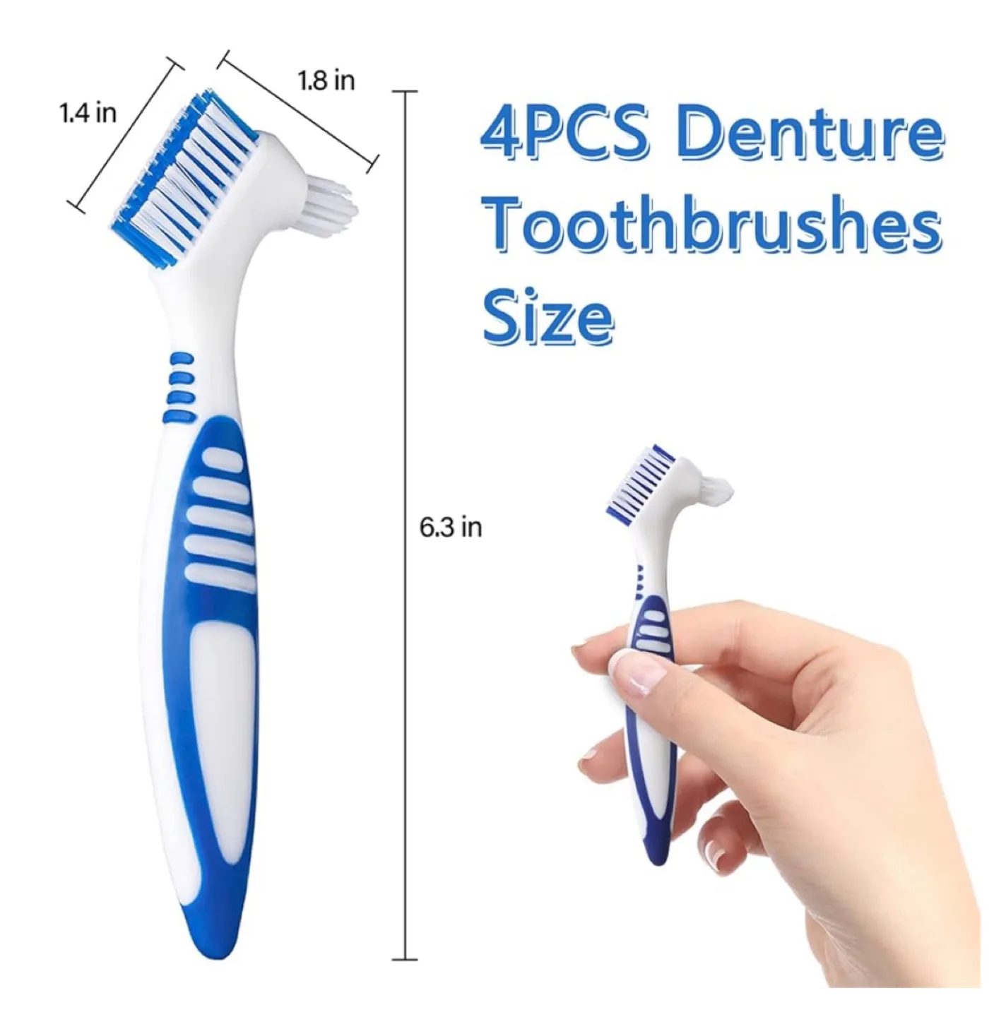 Denture Toothbrushes - Double Sided Brush image indicator(2)