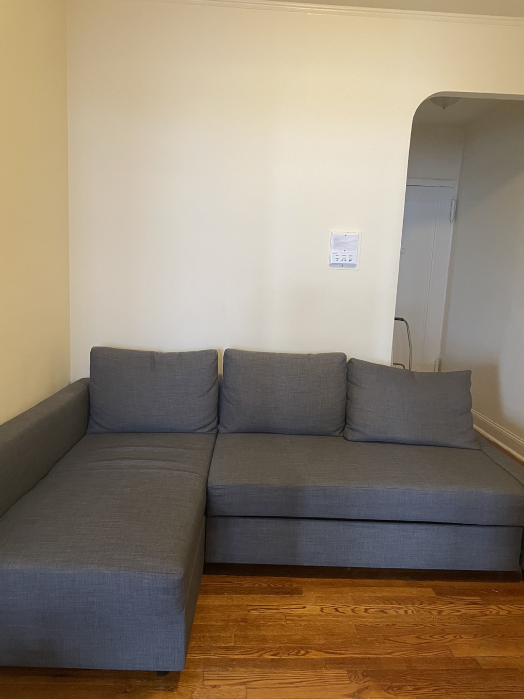 IKEA Friheten Sleeper Sectional Sofa - Gray