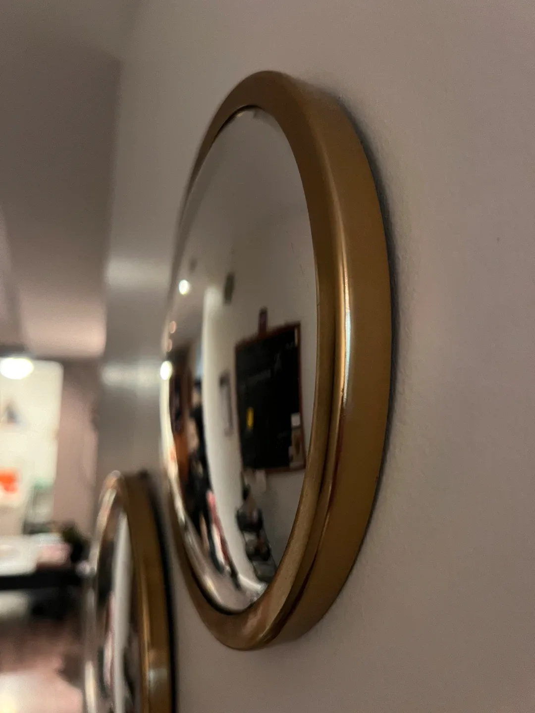 Gold Round Wall Mirrors - Set of 3 image indicator(2)