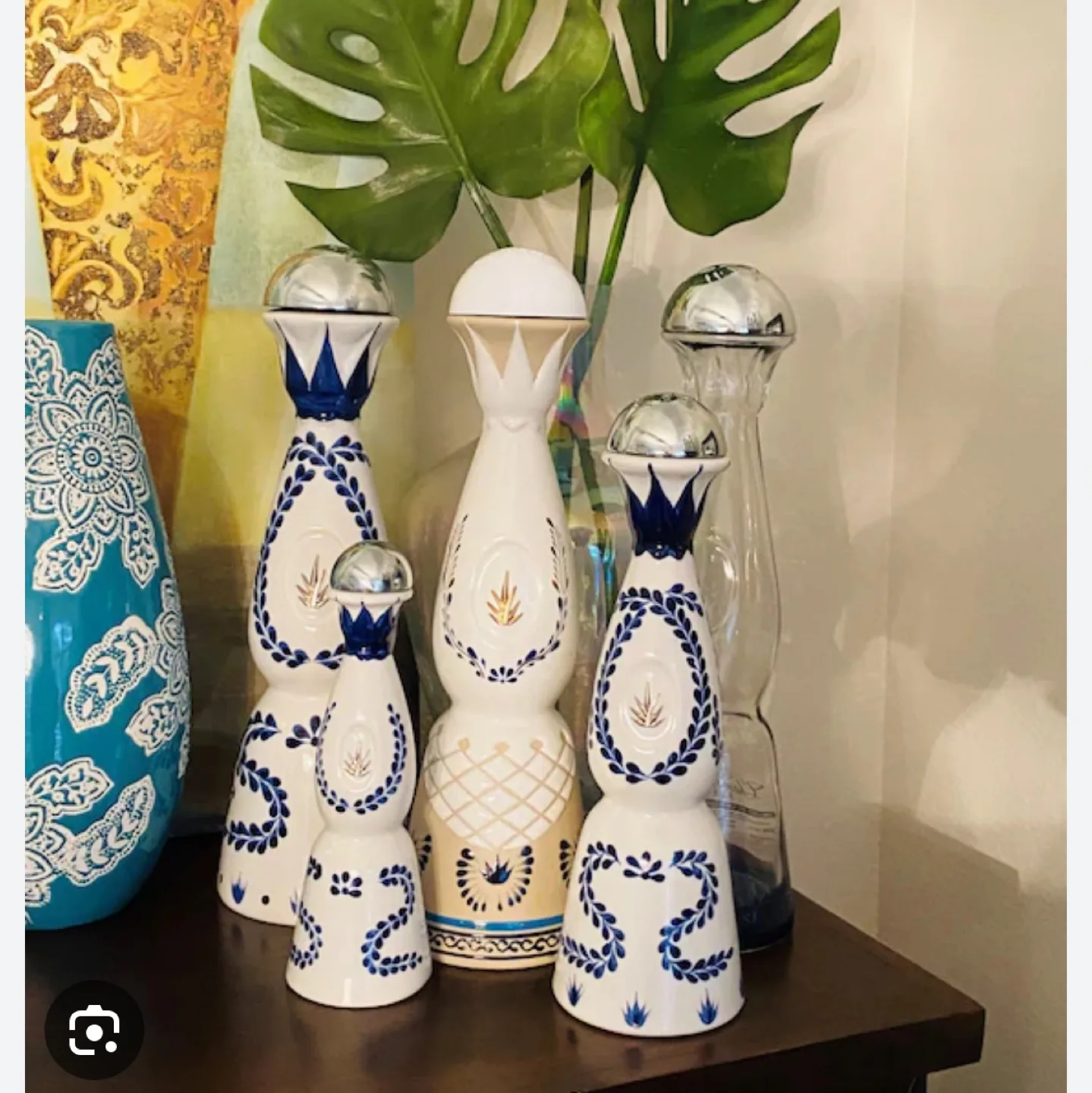 Clase azul reposado tequila bottle empty thumbnail