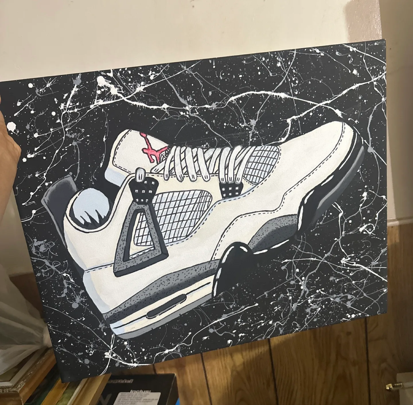 Air Jordan 4 Canvas Painting thumbnail
