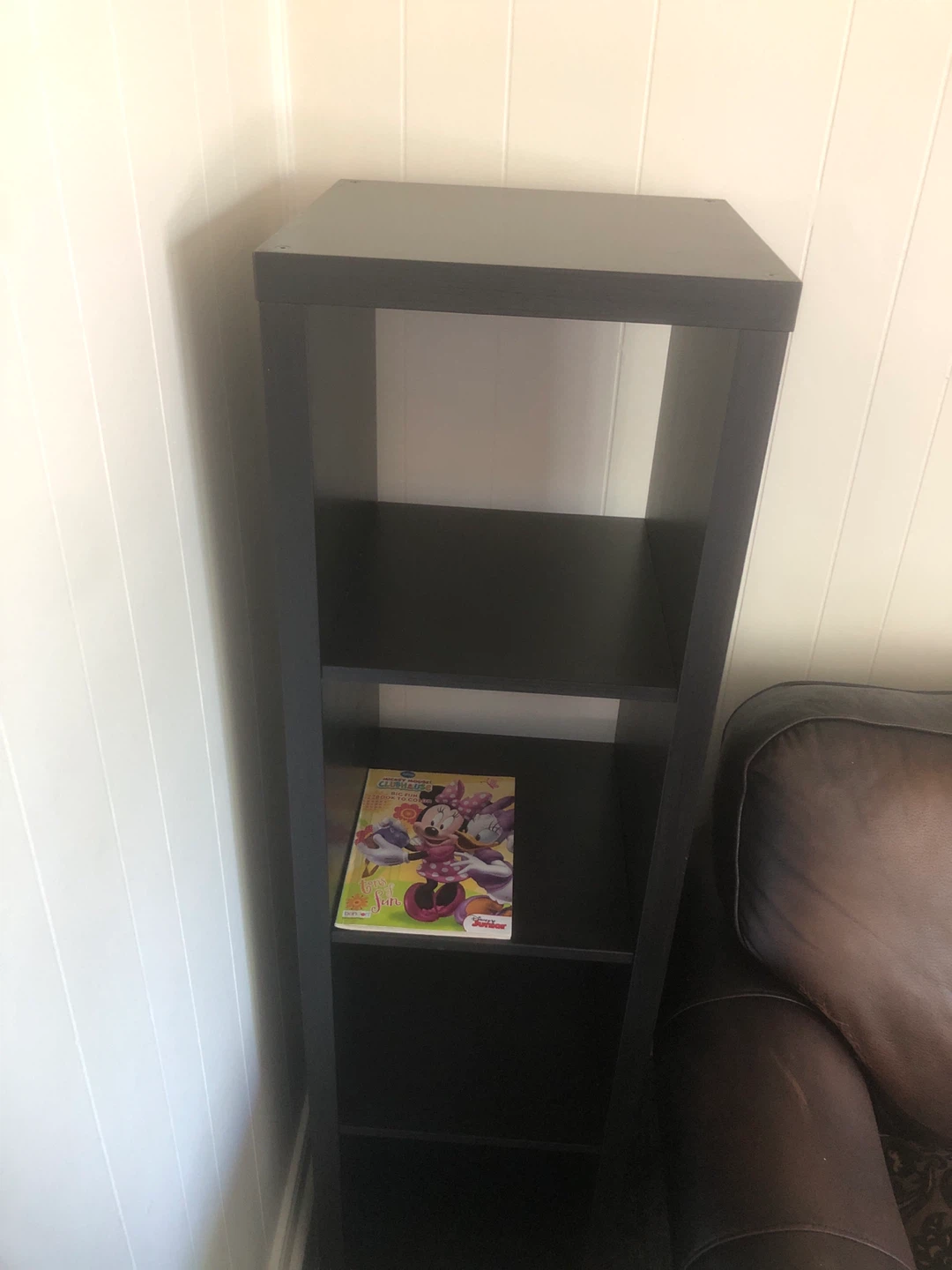 Black Tall Narrow Bookshelf - photo 4