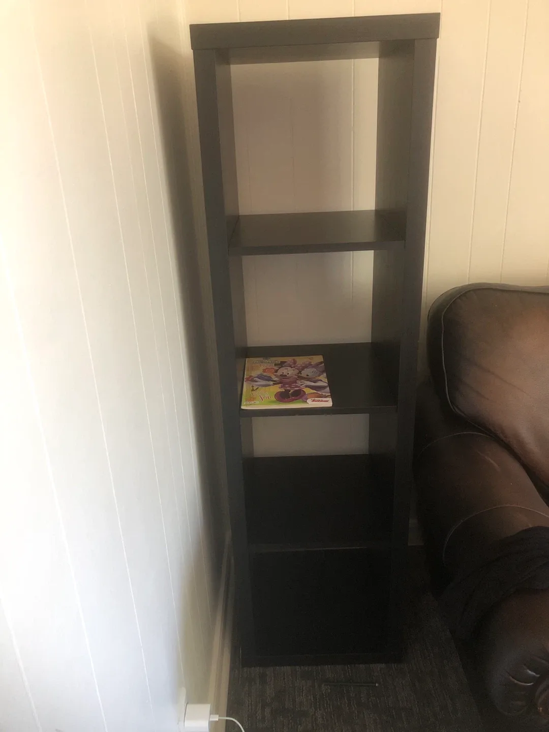 Black Tall Narrow Bookshelf image indicator(2)