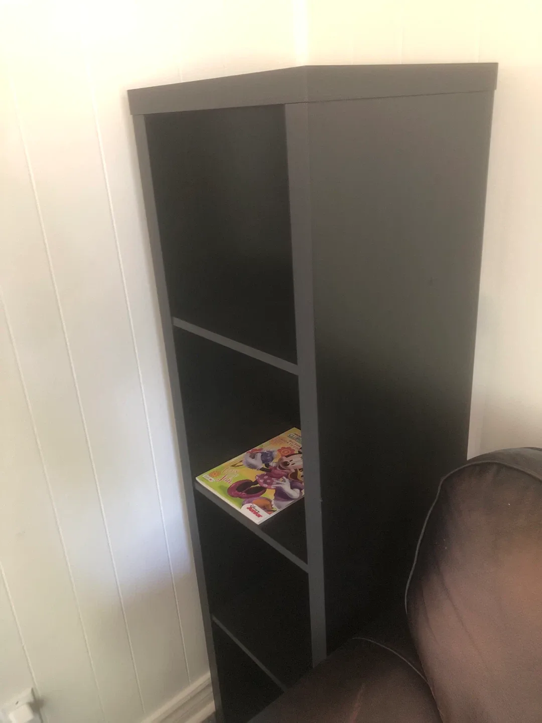 Black Tall Narrow Bookshelf image indicator(3)