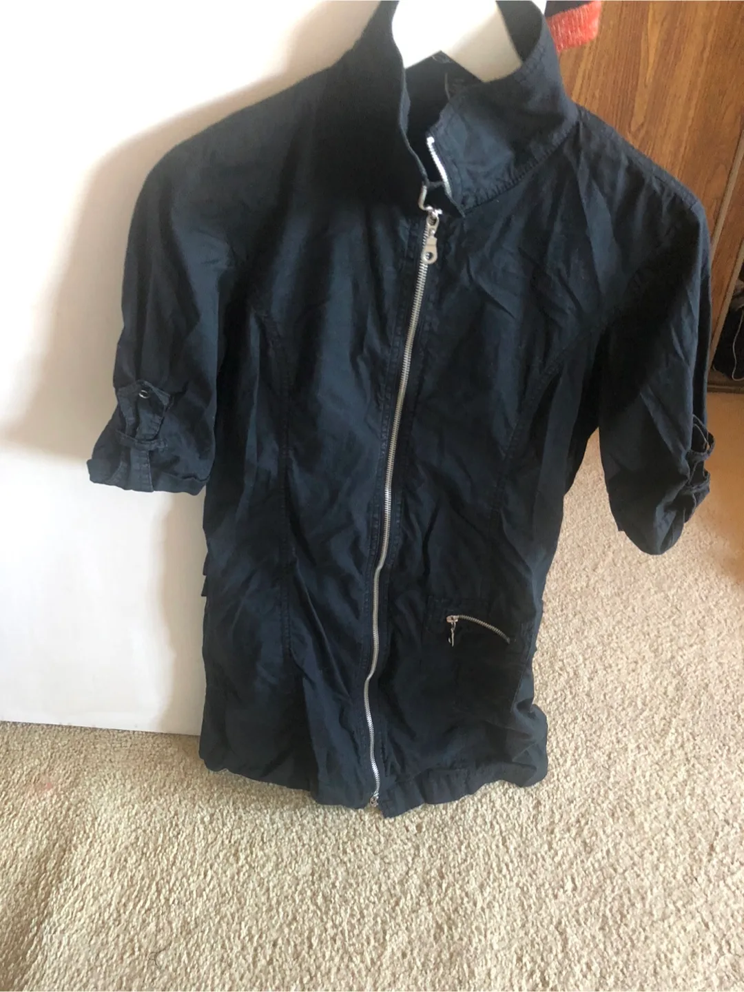 Black Jacket with Zipper thumbnail