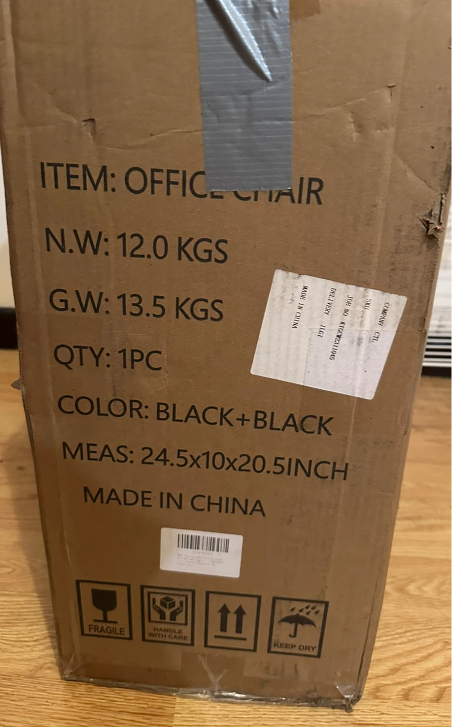 Apusen Ergonomic Home Office Desk Chair - Black - photo 2