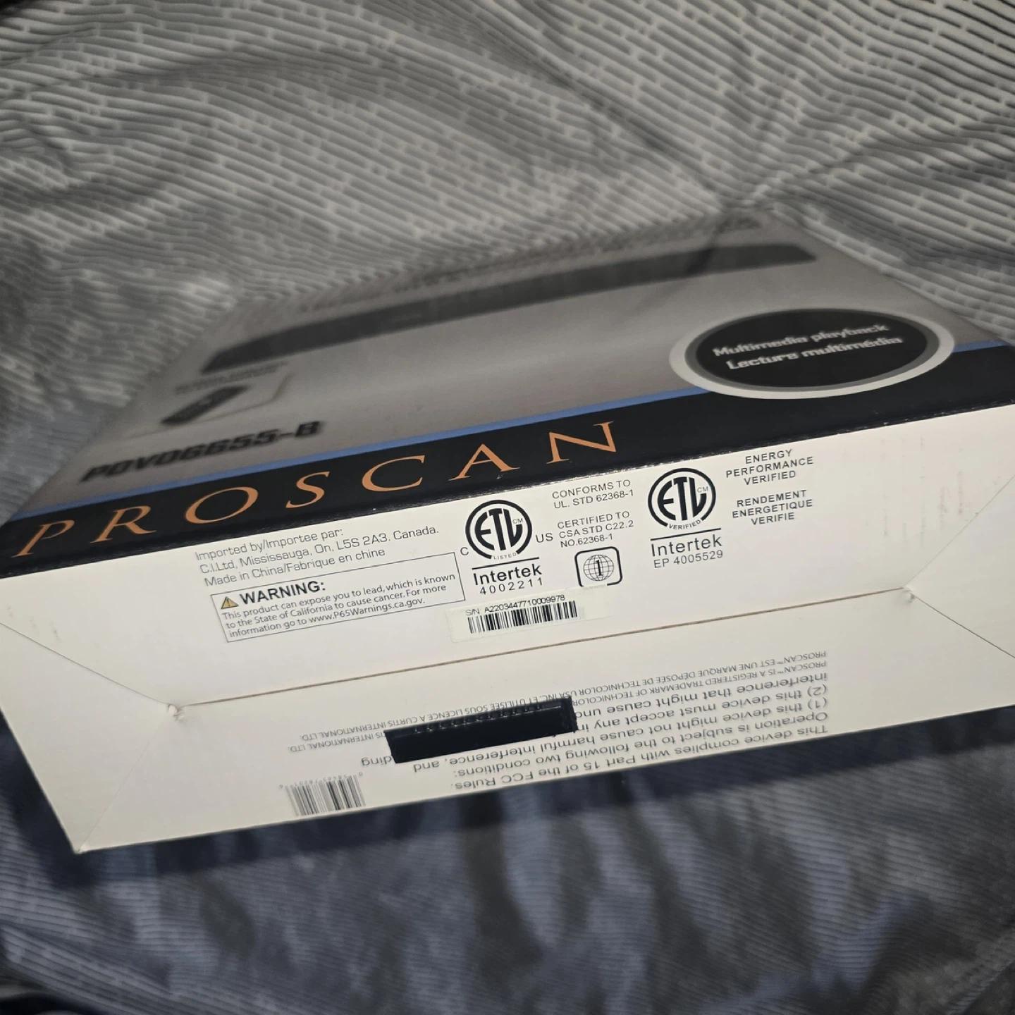 Brand New Proscan HDMI Upconvert DVD Player - photo 2