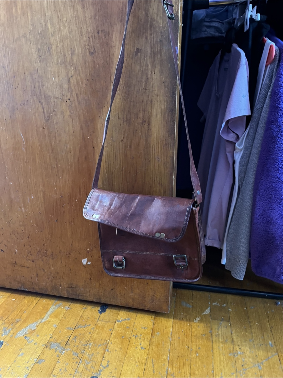 Leather Satchel Bag