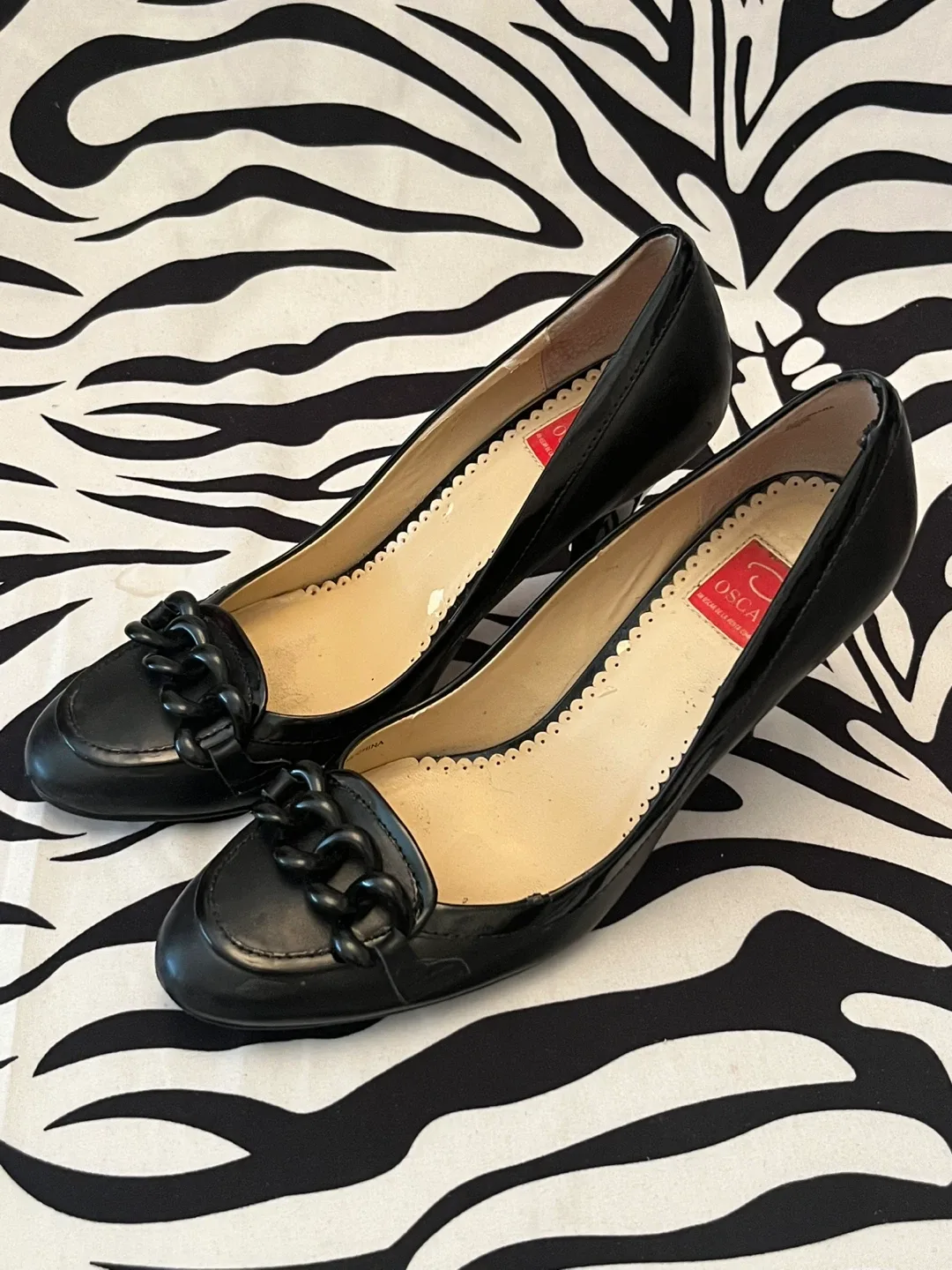 Black Size 7 1/2 OSCAR DE LA RENTA image indicator(4)