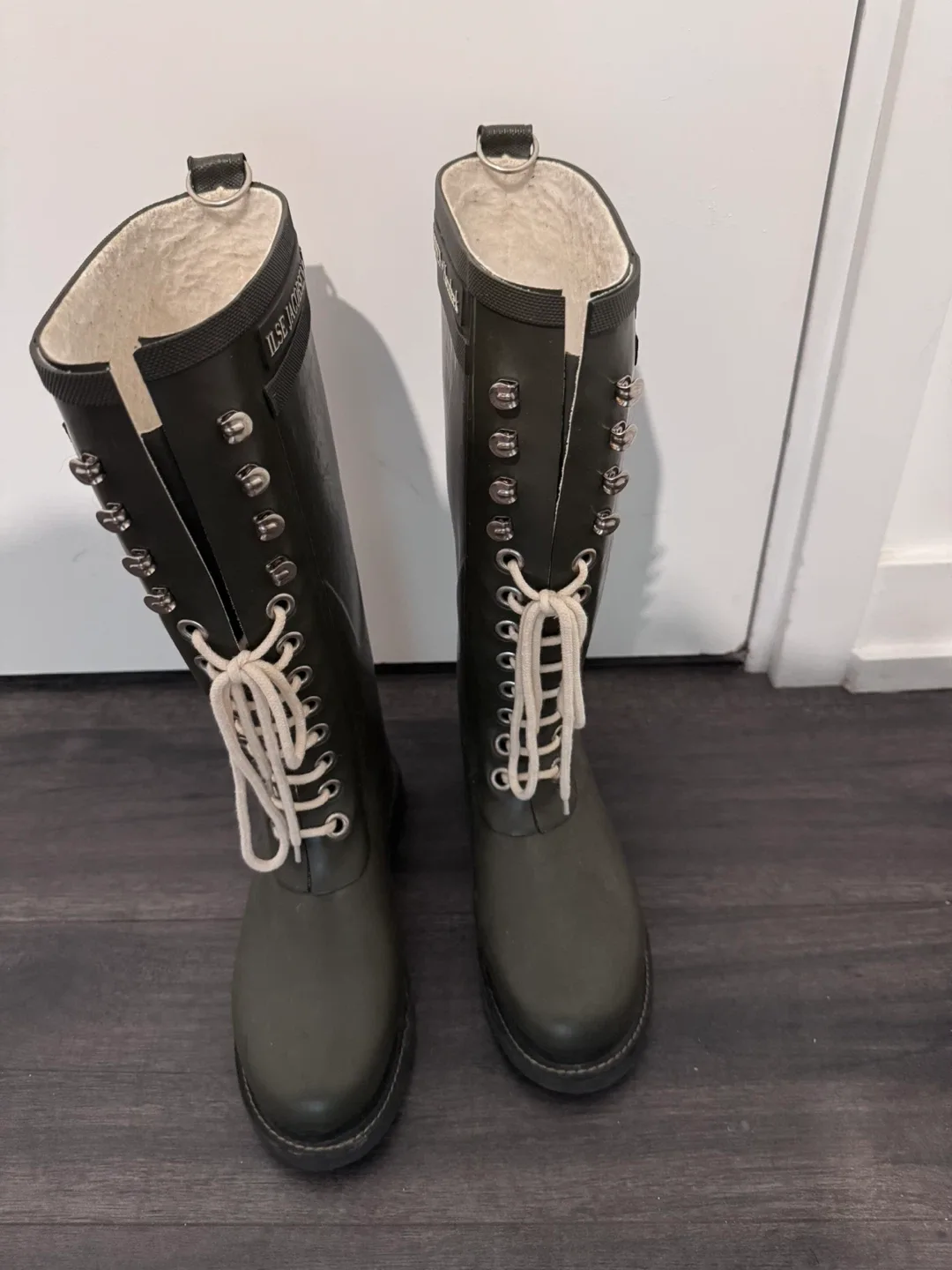 Ilse Jacobsen Hornbæk Olive Rain Boots - Size 36 thumbnail