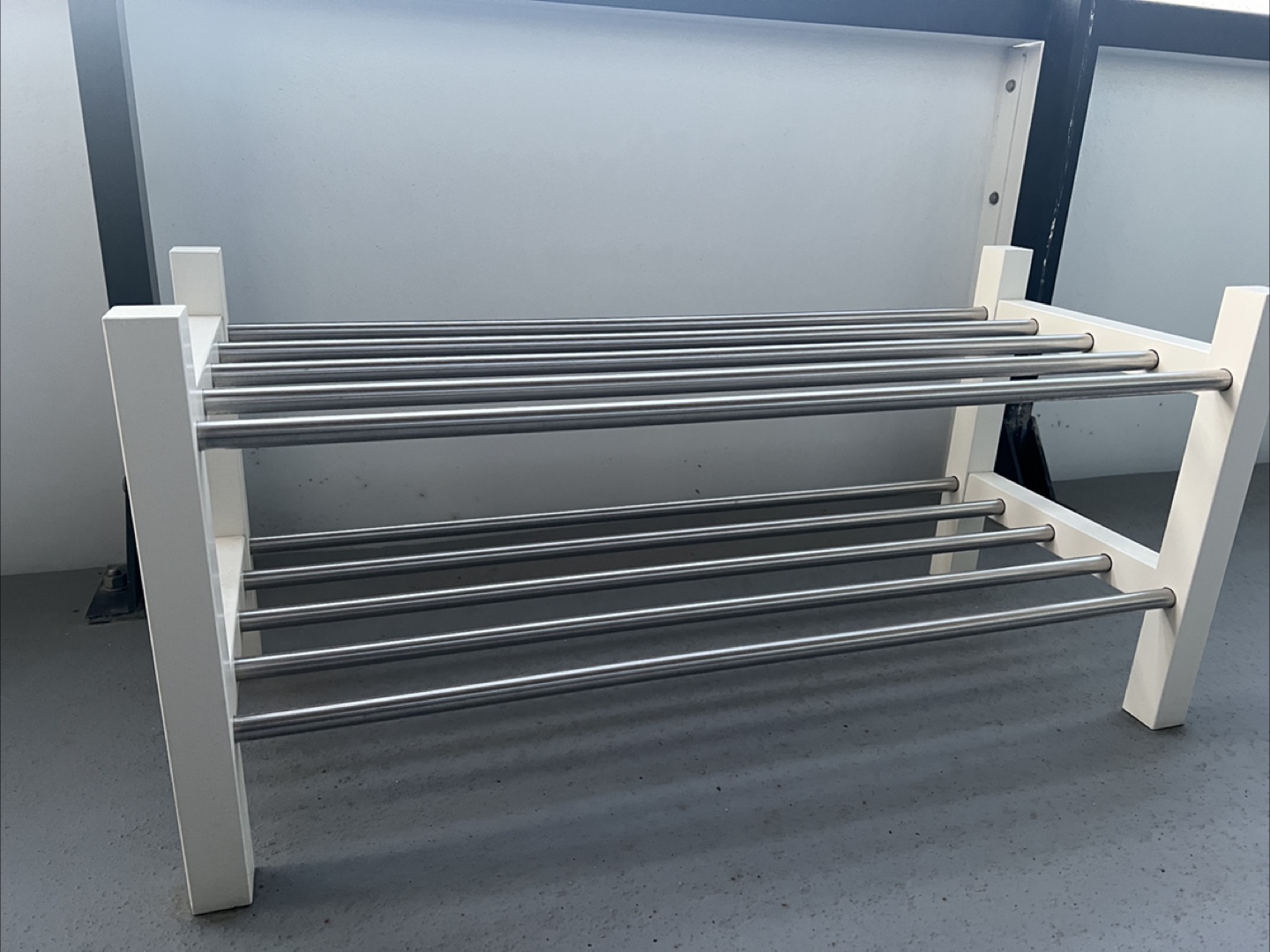 White & Silver Shoe Rack - photo 2