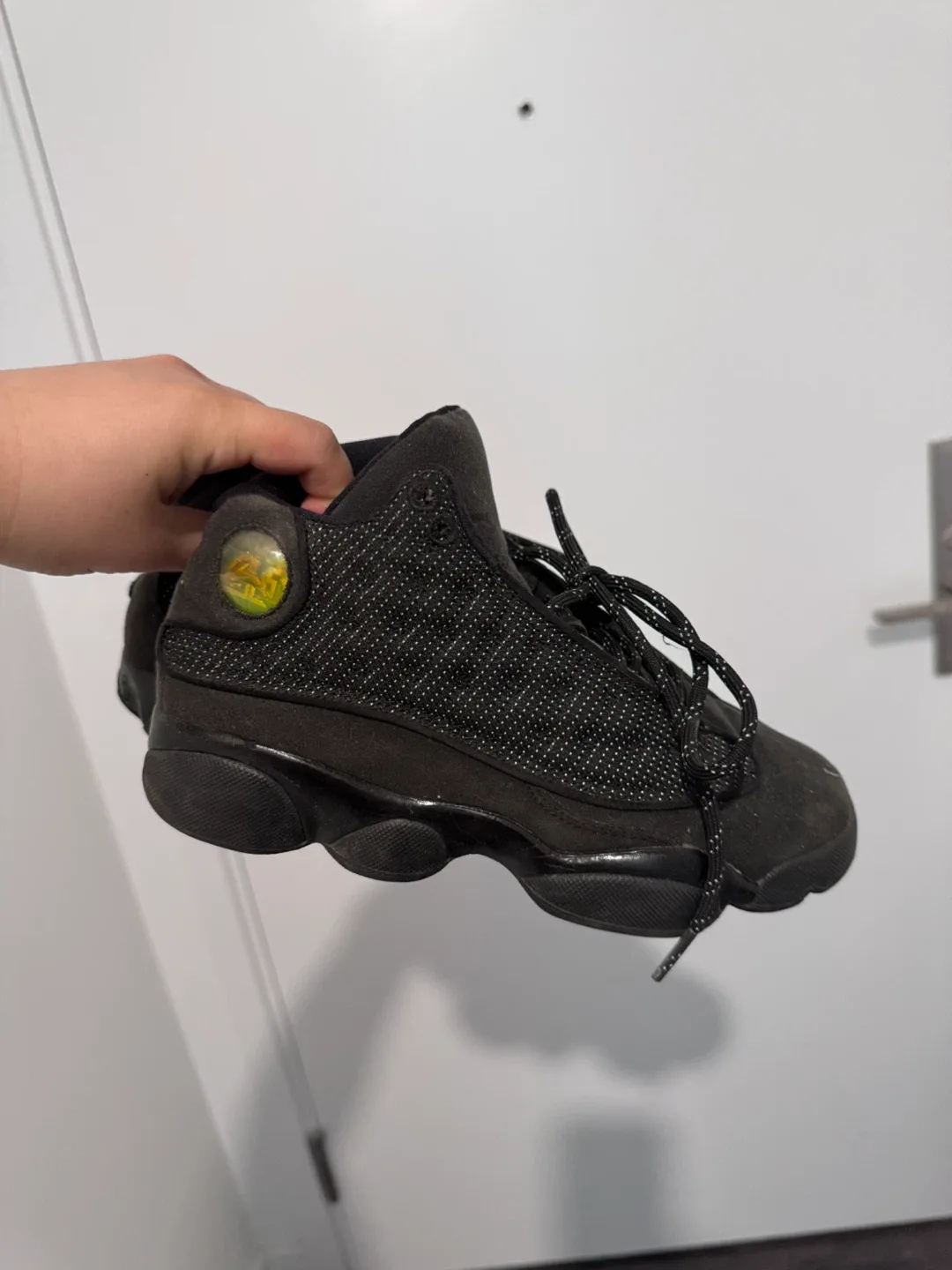Jordan 13 Retro Black Youth Size 3.5Y thumbnail