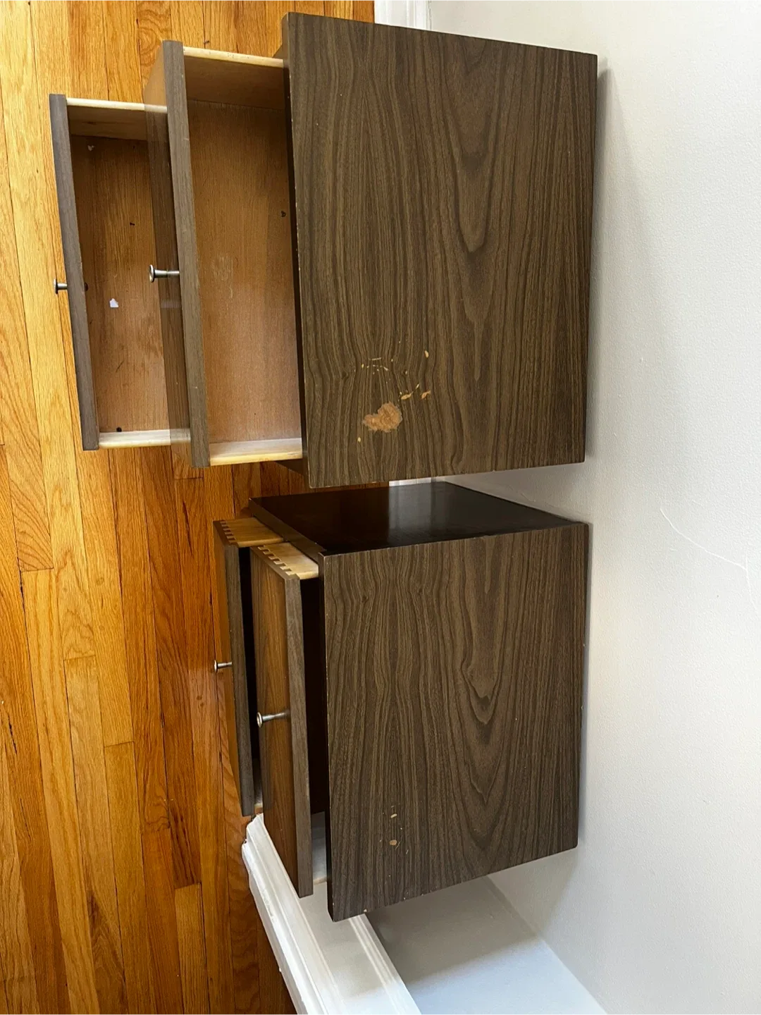 Pair of MCM Wood Nightstands image indicator(3)