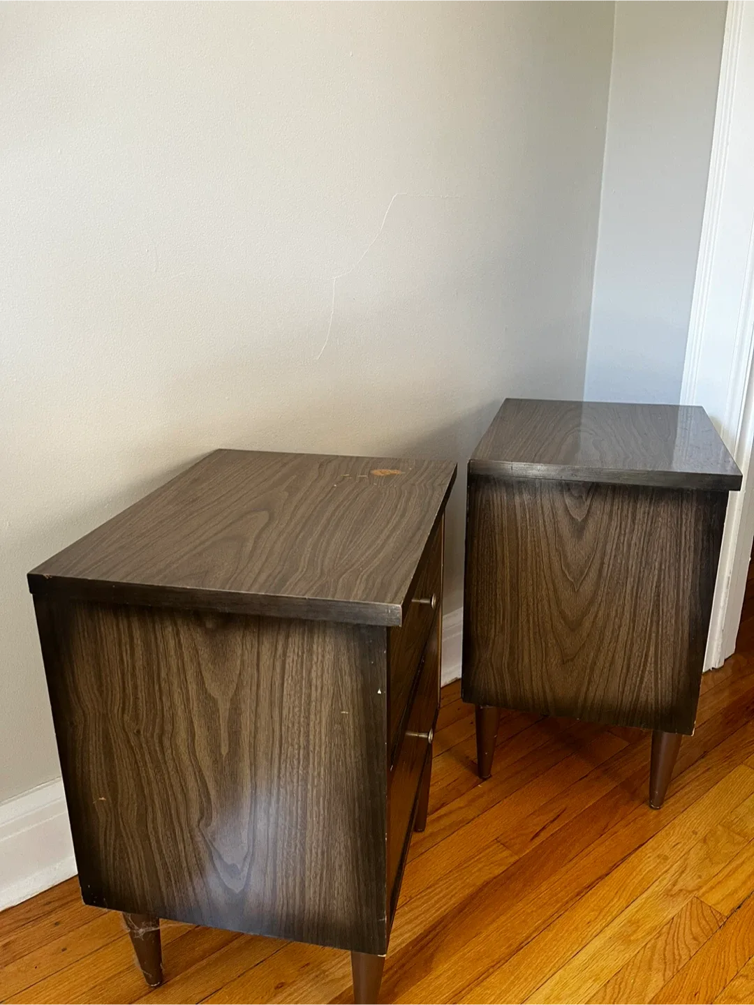Pair of MCM Wood Nightstands image indicator(4)