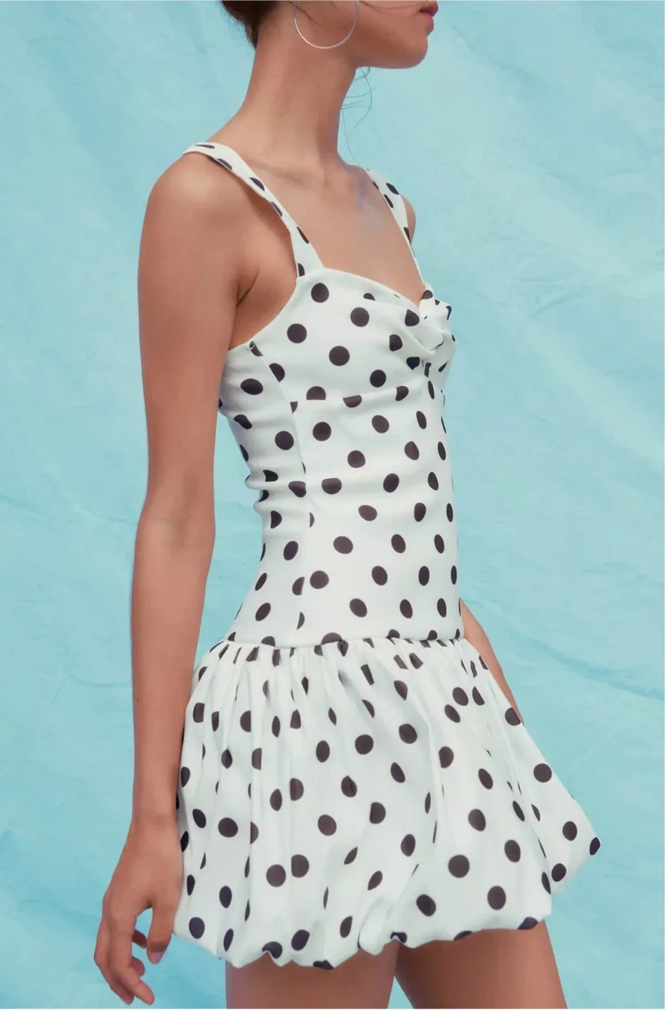 Zara Polka Dot Mini Dress - Size S thumbnail