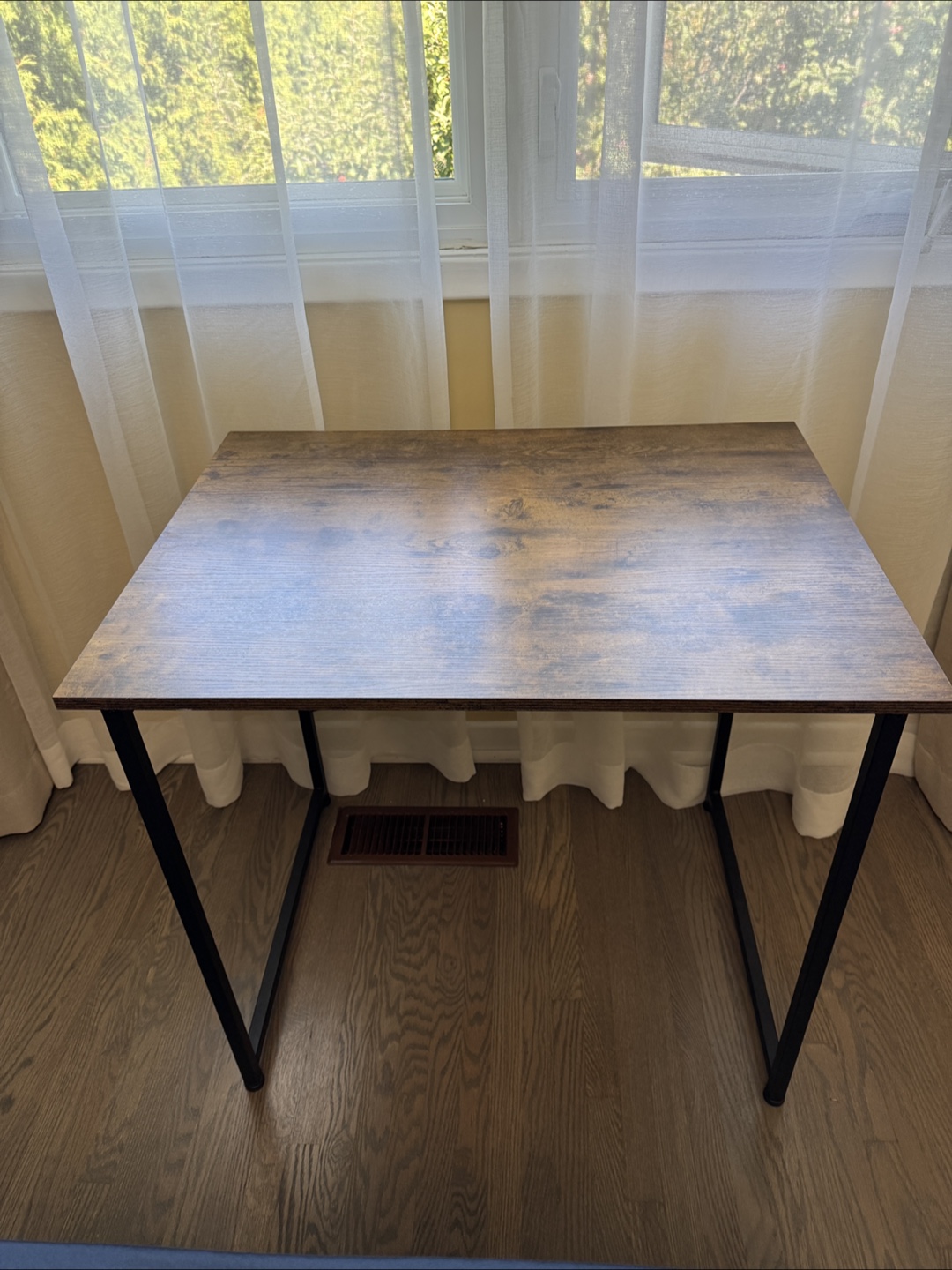 Brown & Black Desk