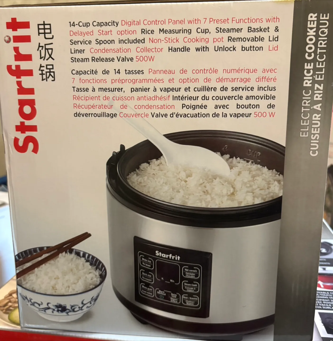 Starfrit Electric Rice Cooker - 14 Cups image indicator(2)