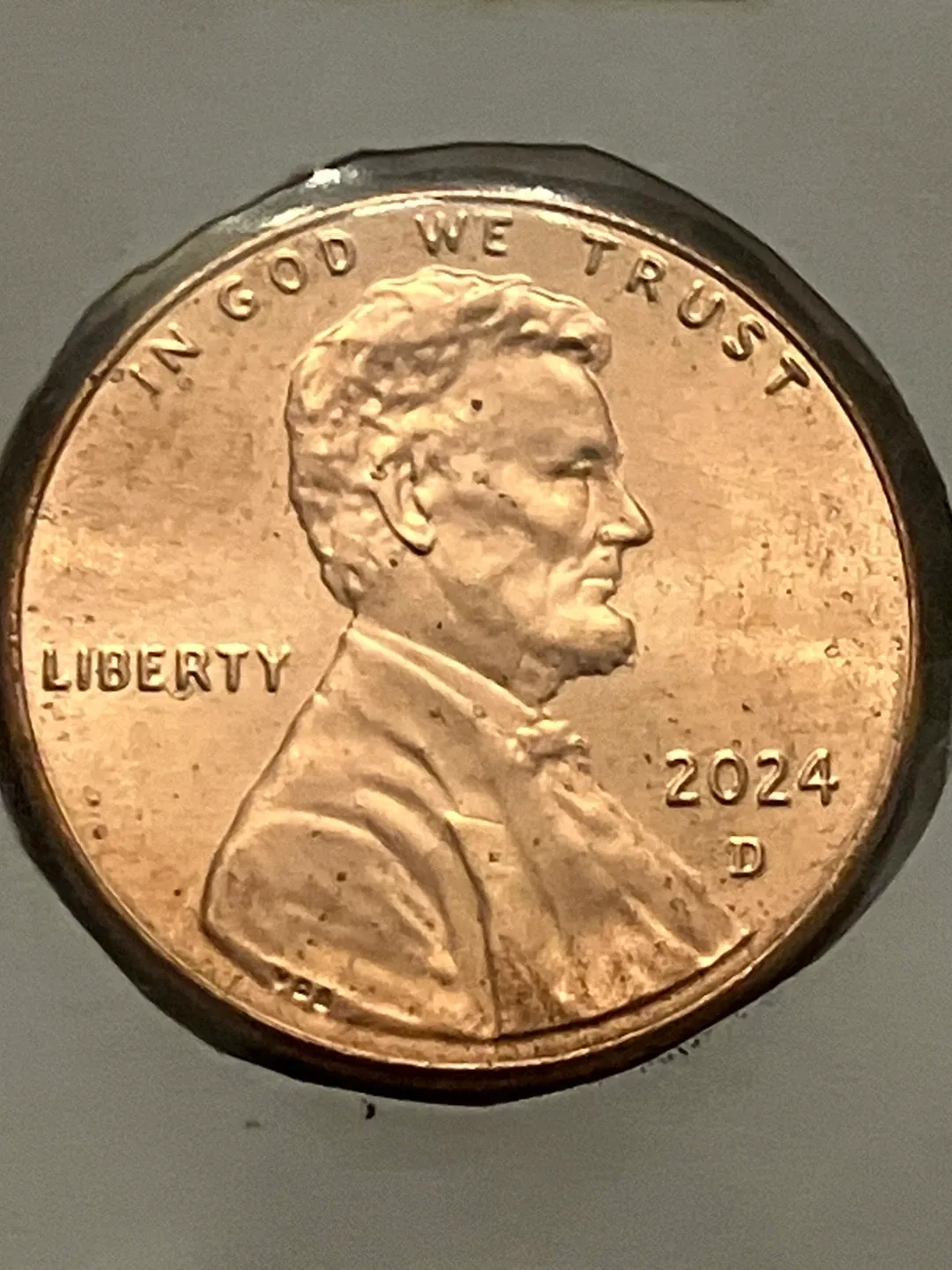 2024-D USA Lincoln Shield Penny | Choice Uncirculated MS-64 RD image indicator(3)
