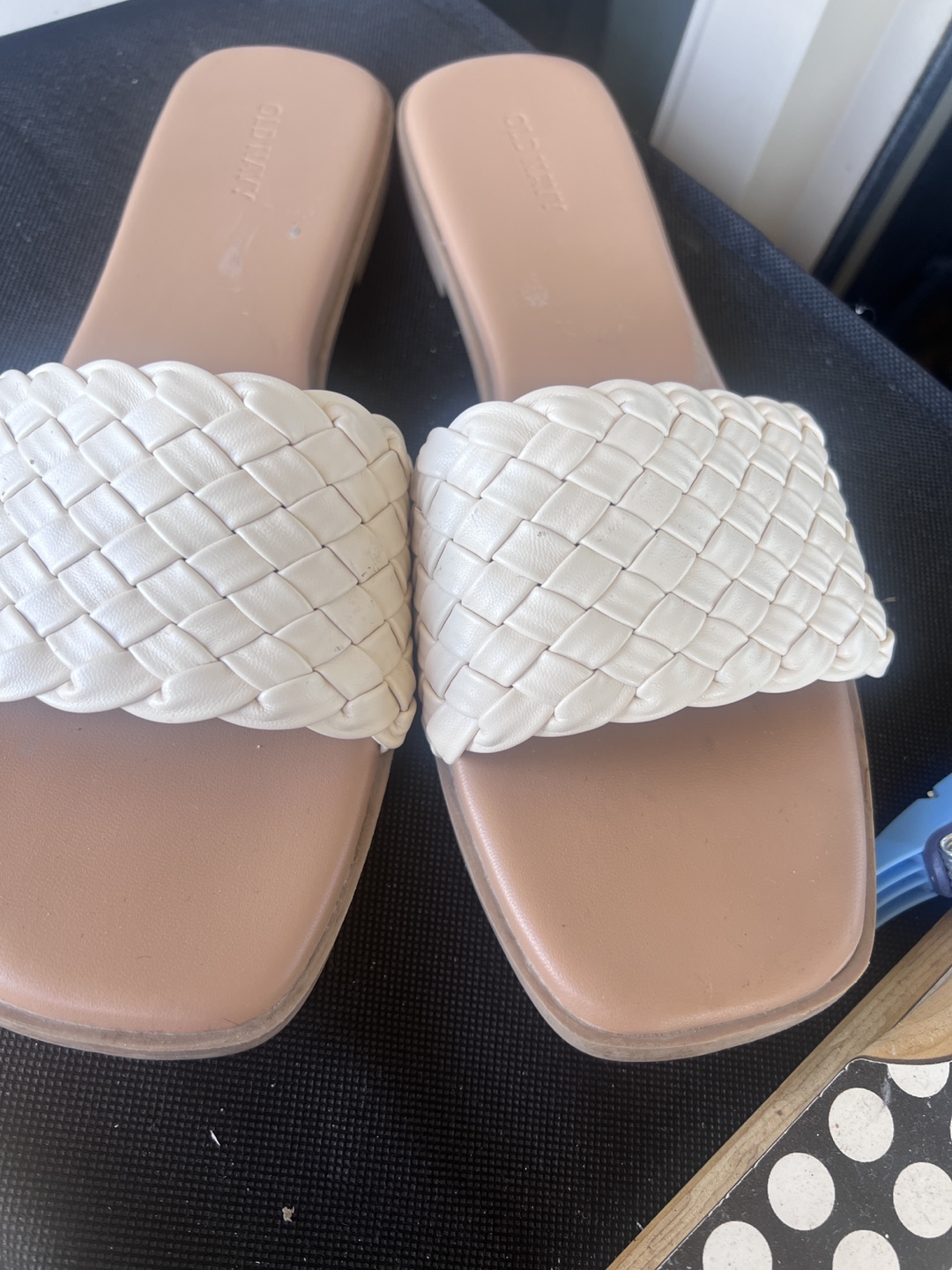 Old Navy Woven Cream Sandals - photo 2