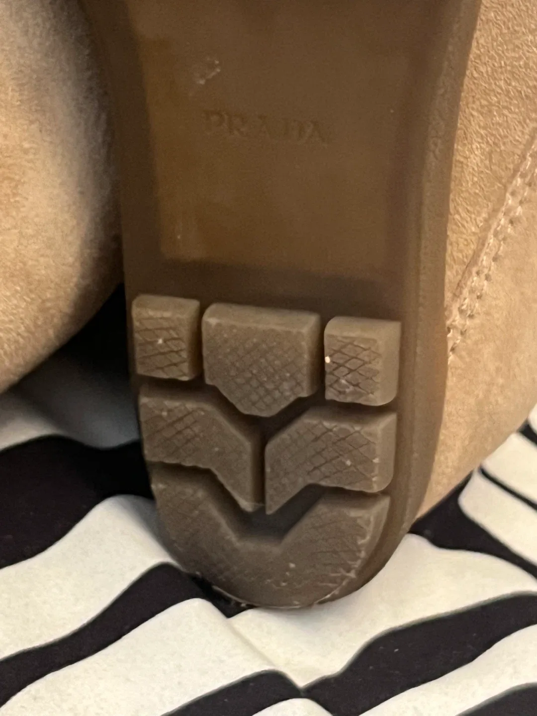 Prada Sport Suede Ankle Lace-Up Boots Size 8 image indicator(8)