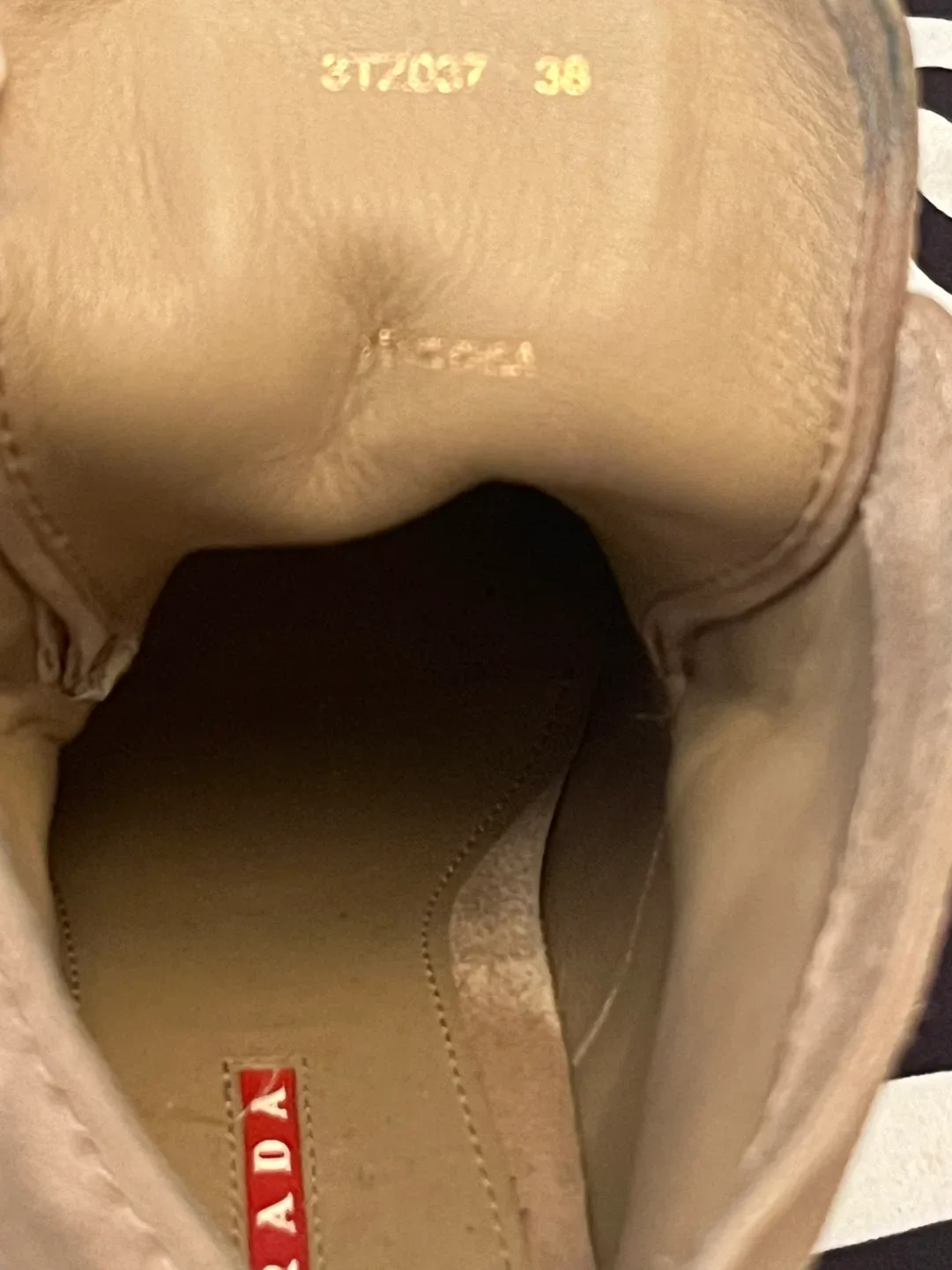 Prada Sport Suede Ankle Lace-Up Boots Size 8 image indicator(9)