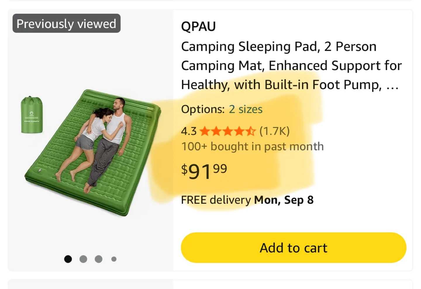 New Inflatable Camping Pad image indicator(7)