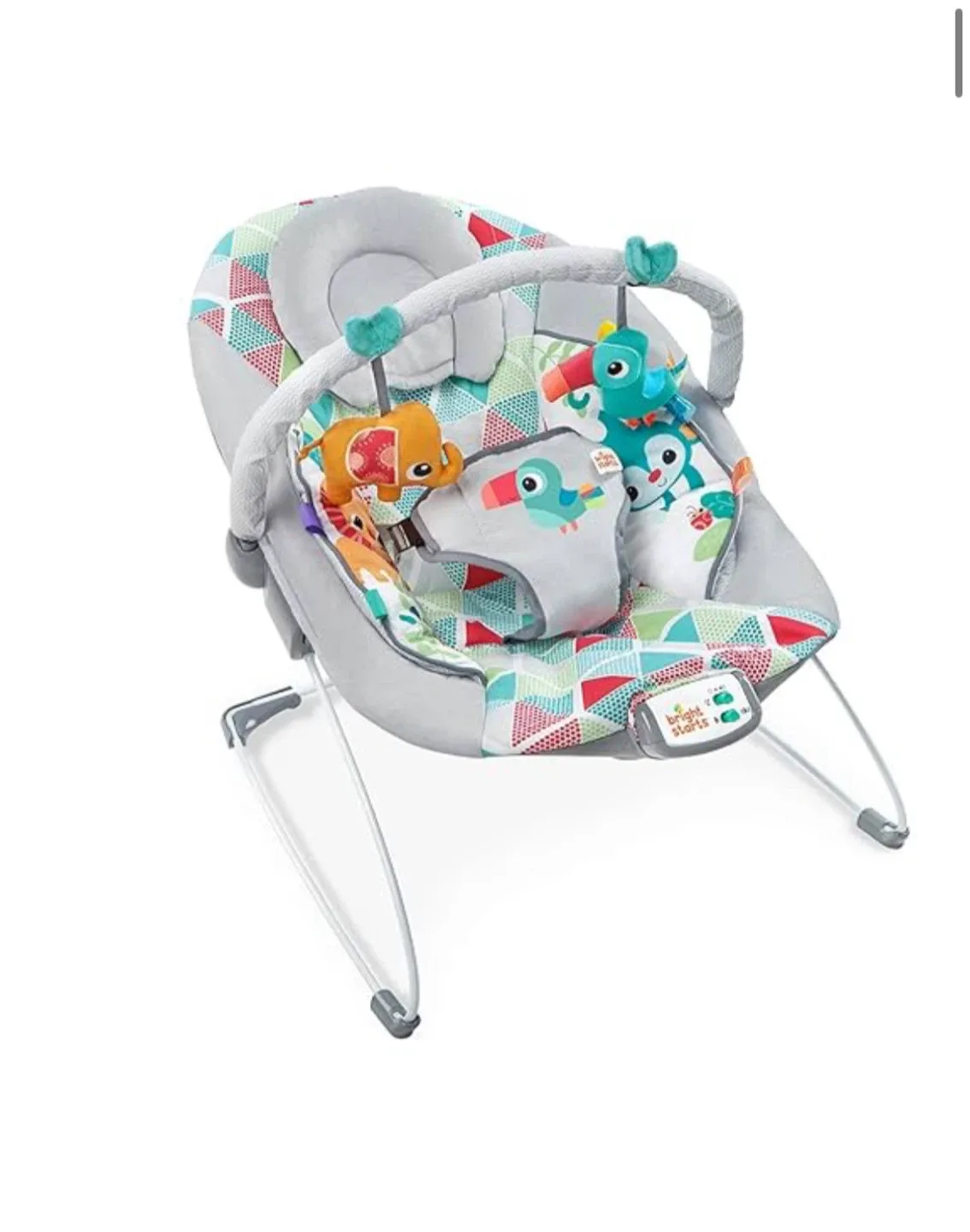 Toucan Tango Baby Bouncer with soothing vibration and music thumbnail