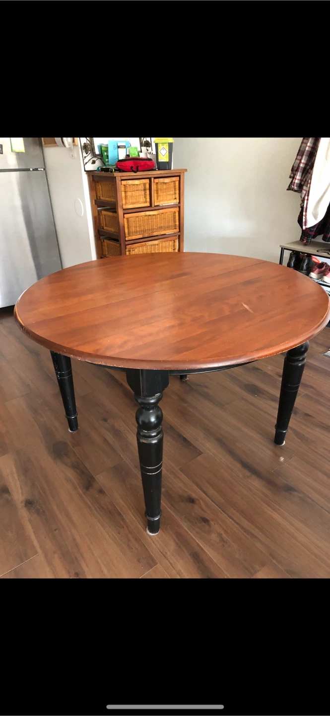 Antique kitchen table