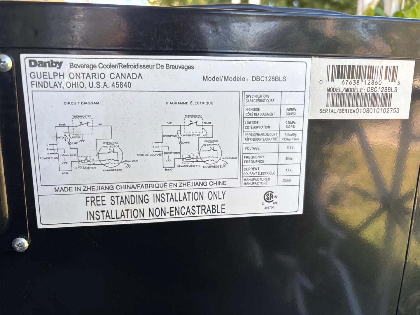 Danby Beverage Centre - photo 3