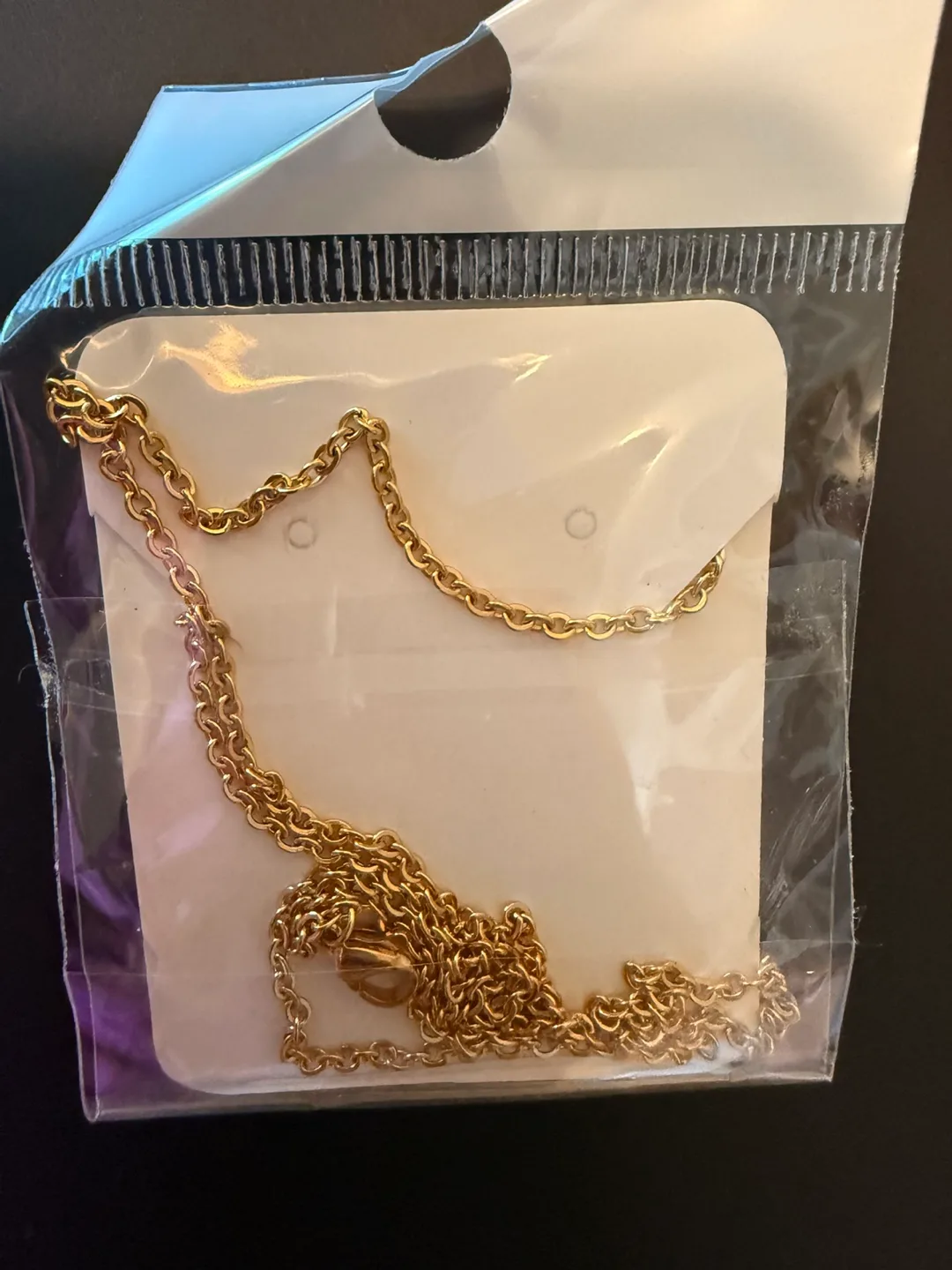 Gold Stainless Steel Arabic Name Necklace image indicator(2)