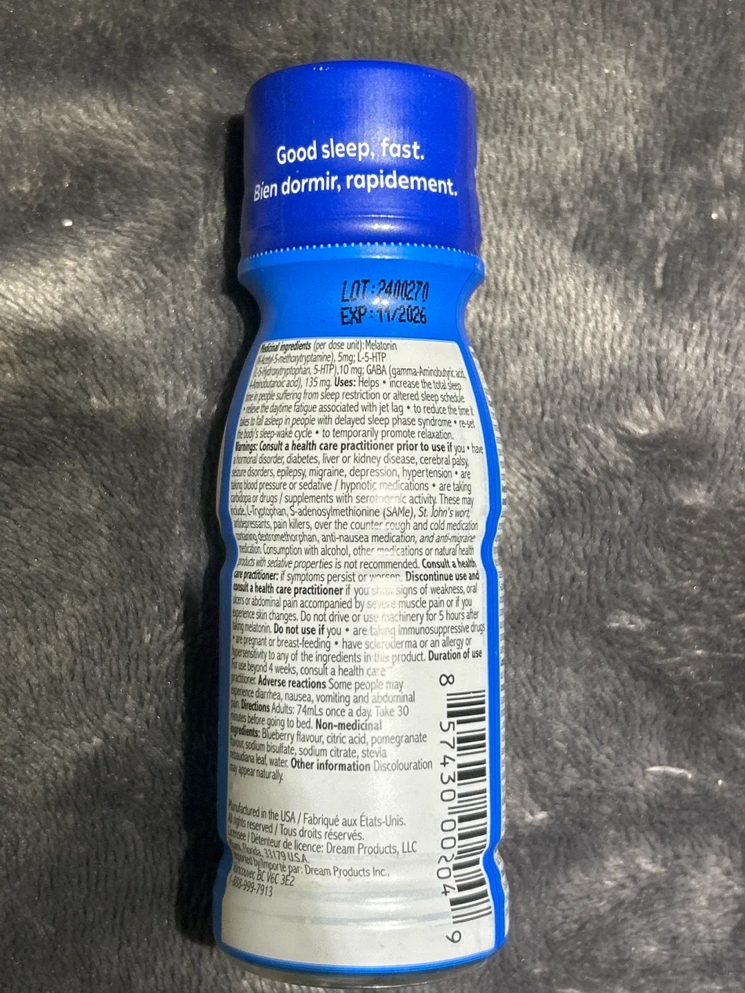 Dream Water Sleep Shot - Snoozeberry image indicator(2)