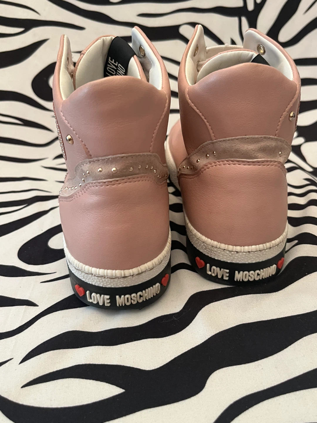❤️ Love Moschino Pink Women’s Size 38 Sneakers ❤️ - photo 4