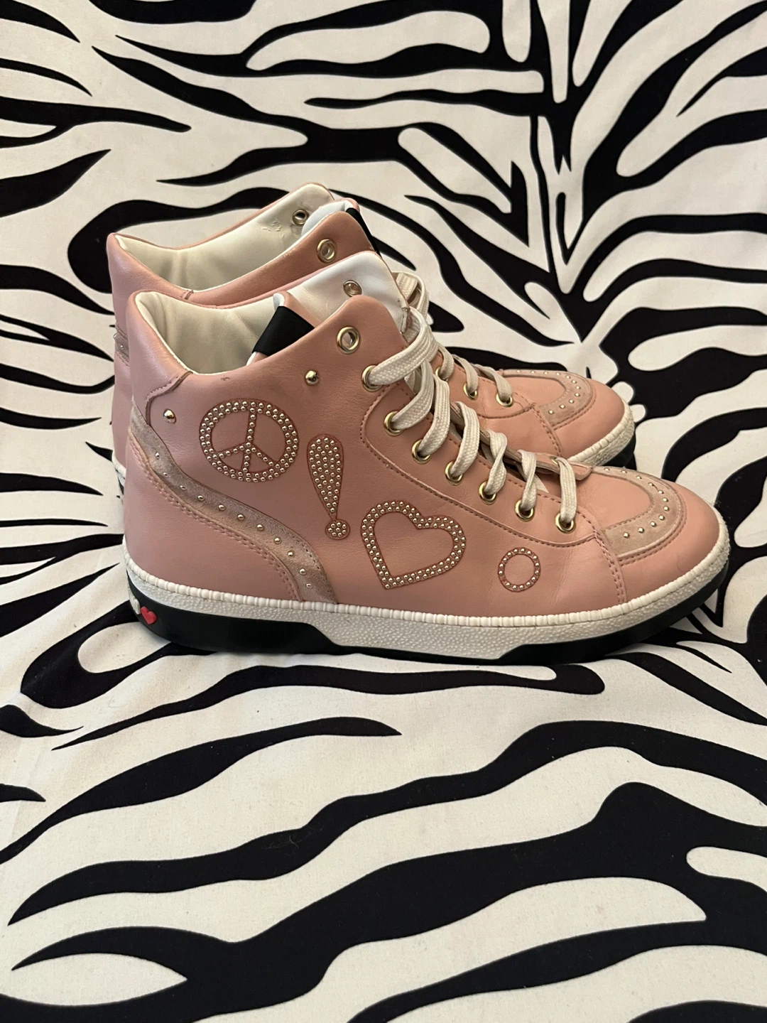 ❤️ Love Moschino Pink Women’s Size 38 Sneakers ❤️ - photo 3