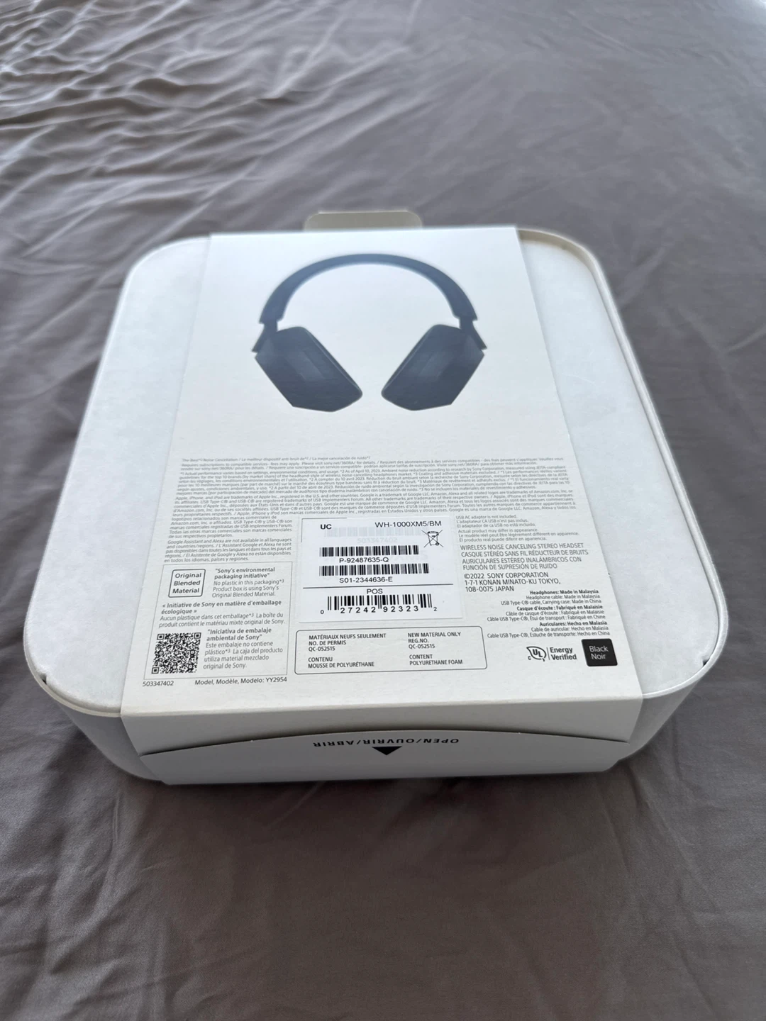 Sony WH-1000XM5 Wireless Noise Cancelling Headphones - Black - photo 2
