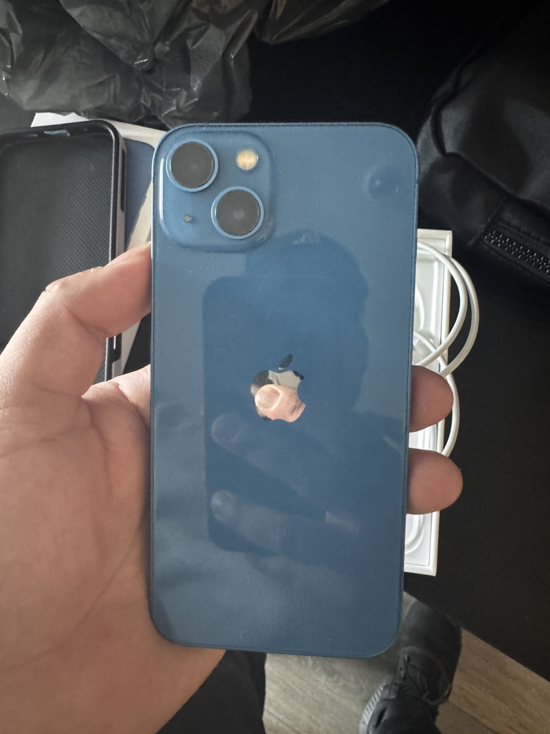 Apple iPhone 13 Blue - Box Included+ Free Case - photo 2