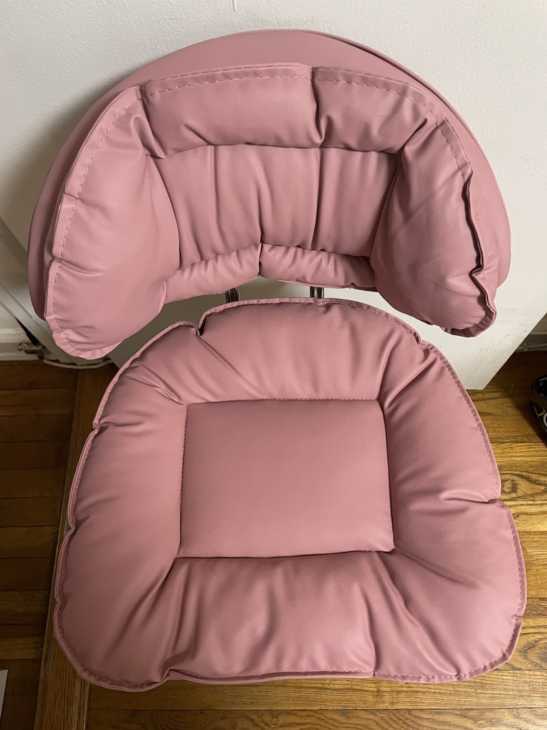 Pink Rolling Stool Chair - photo 5