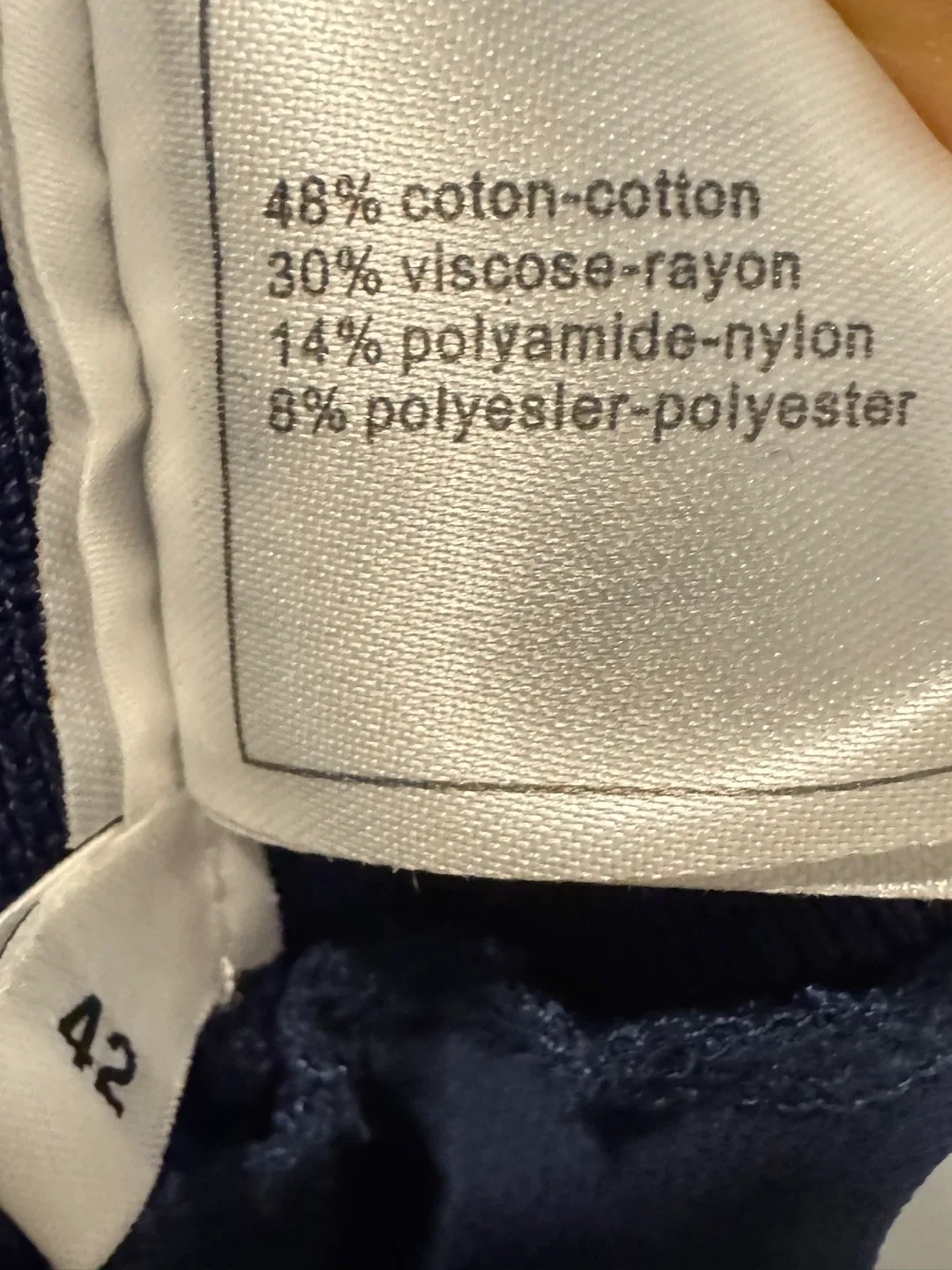 Navy Blue Dress - Size 42 image indicator(4)