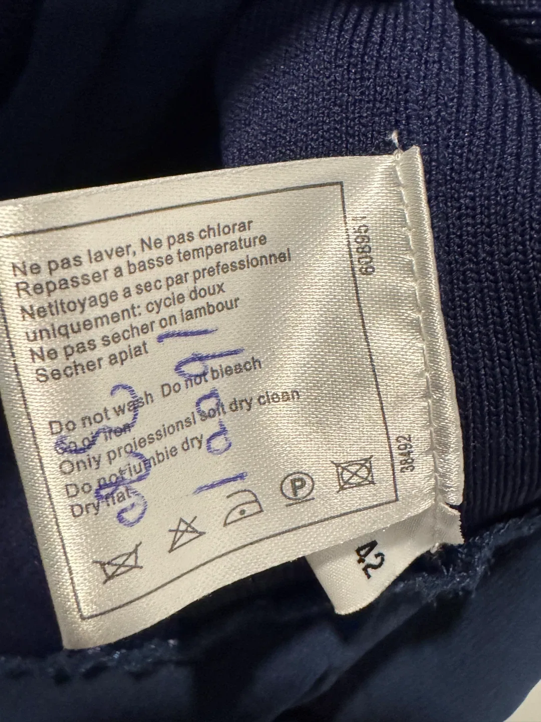 Navy Blue Dress - Size 42 image indicator(3)