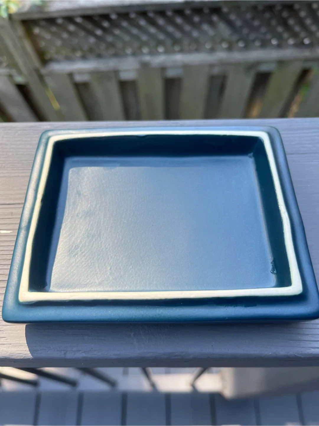 Blue Trinket Box with Moth Design image indicator(4)