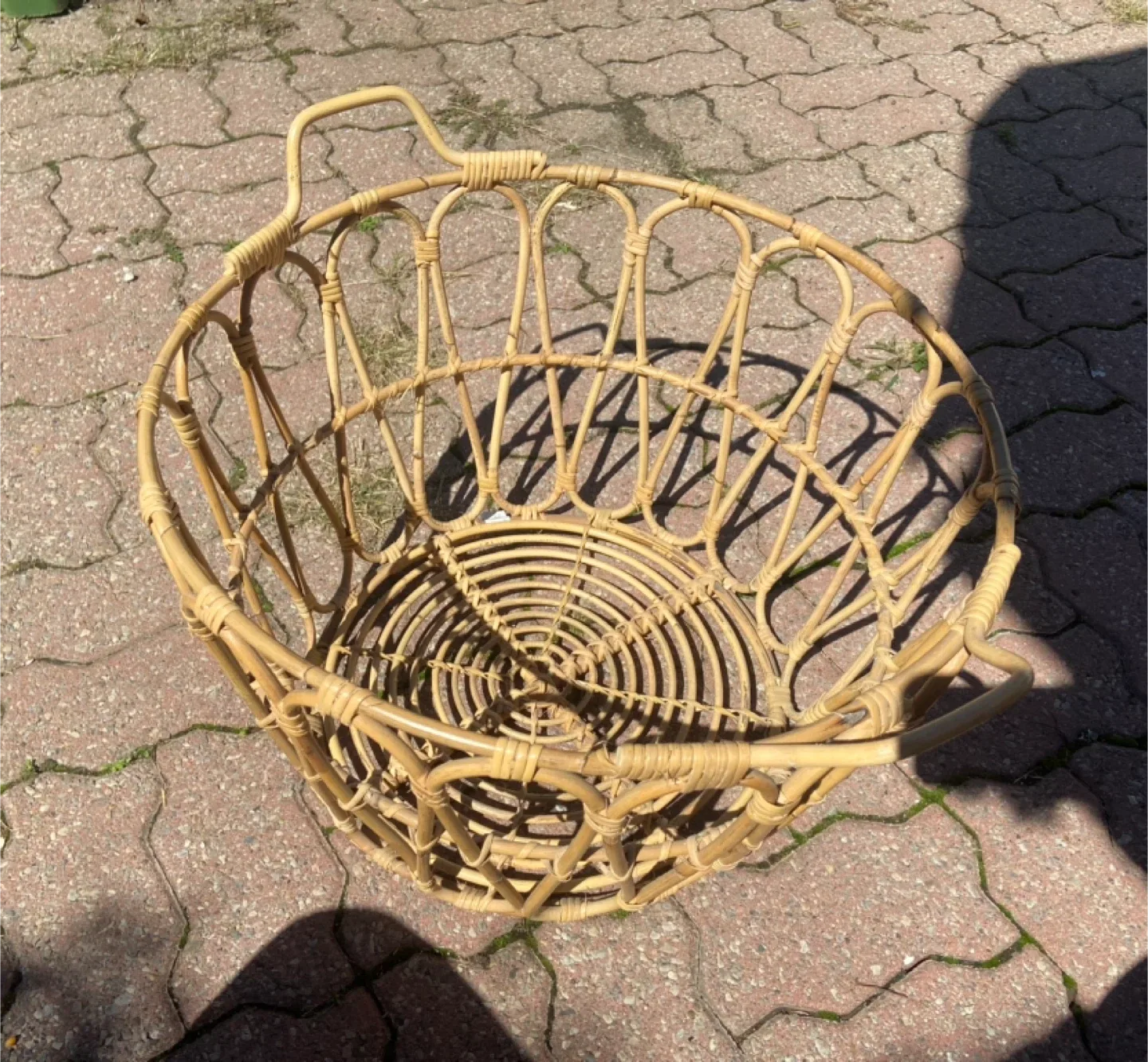 IKEA Woven Rattan Basket thumbnail