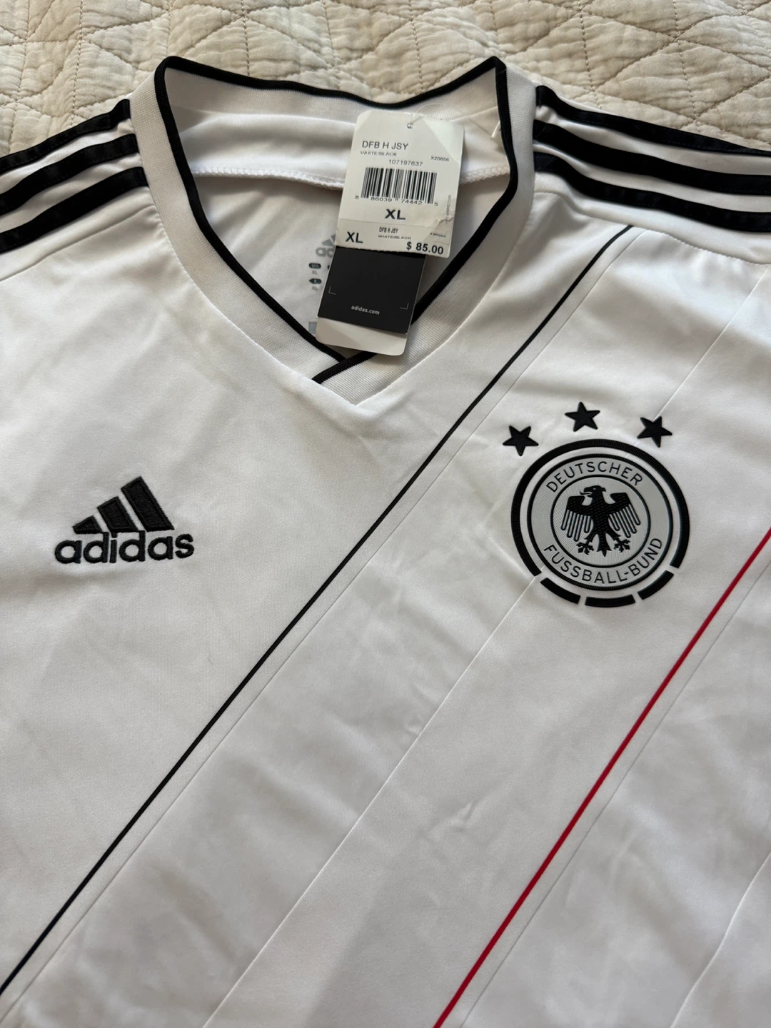 Adidas DFB H JSY White/Black XL - photo 2