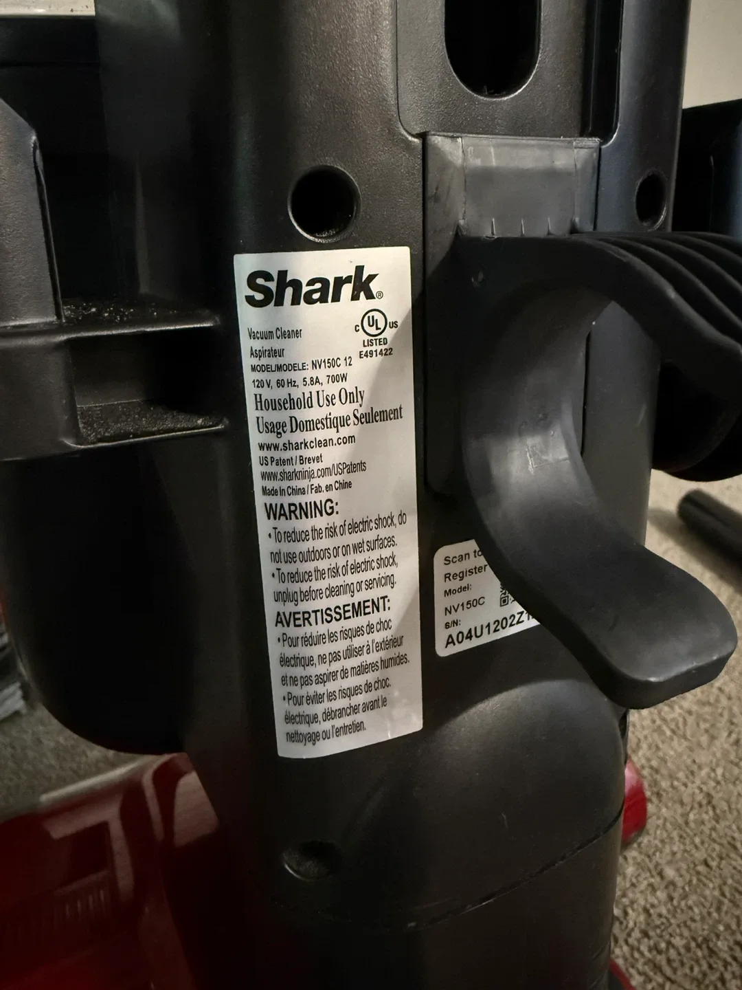 LIKE NEW Shark Navigator Swivel Pro Complete Upright Vacuum, Red image indicator(8)