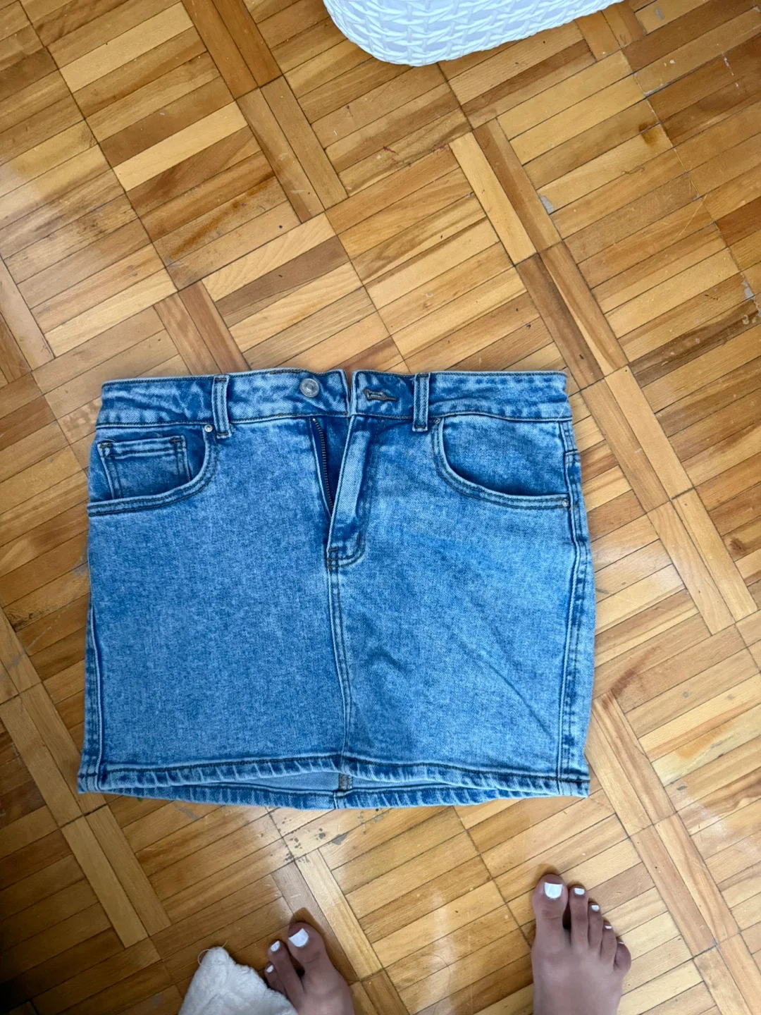 Garage Denim Mini Skirt - Size medium image indicator(2)