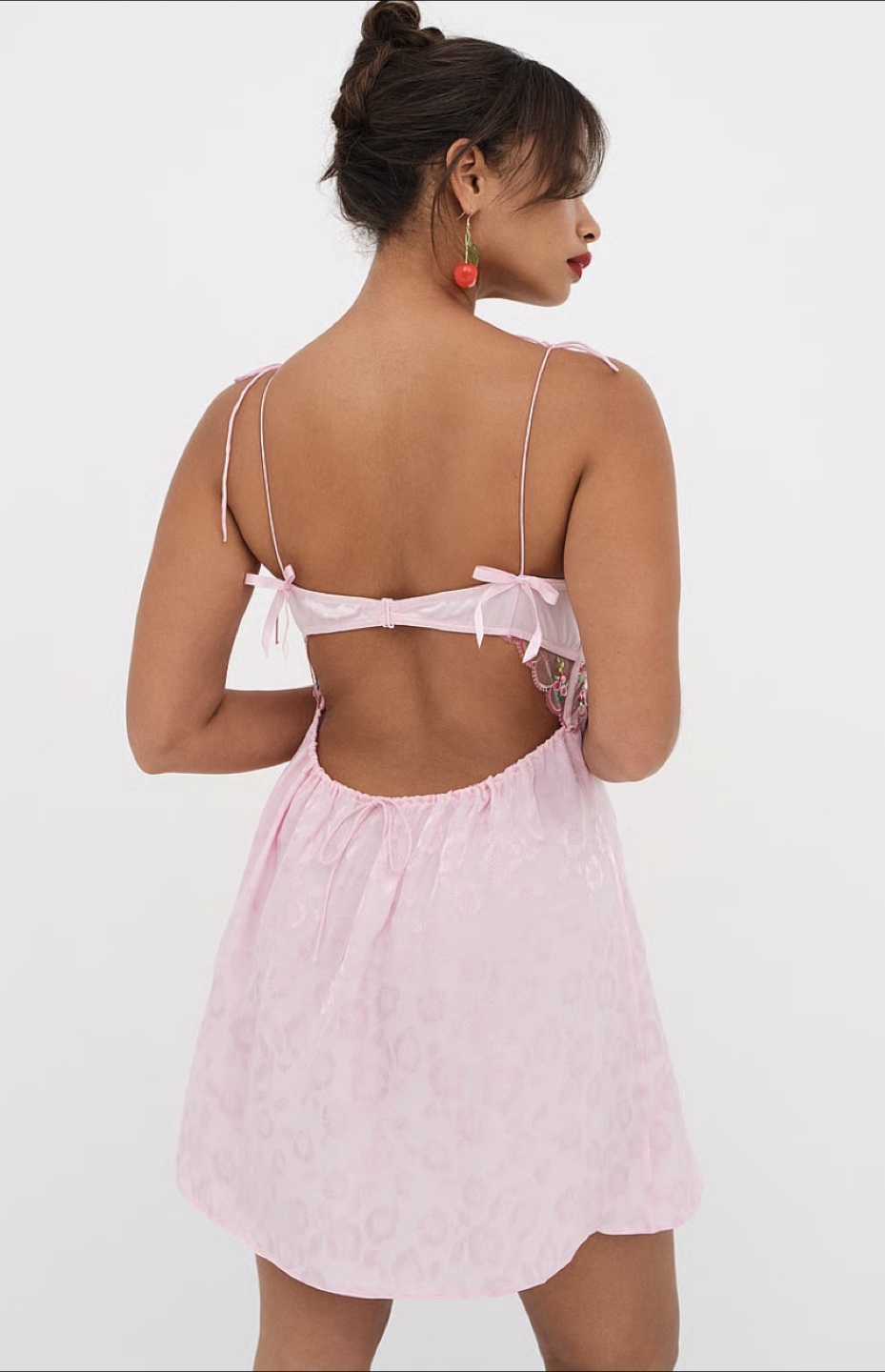 For love and lemons Maisie Slip Dress, Pink, Size small - photo 3