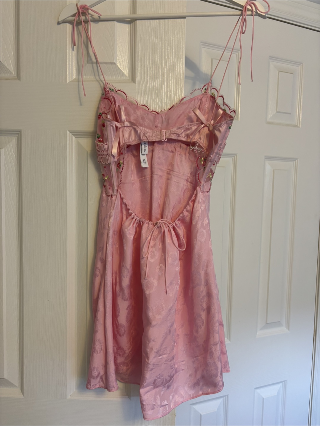 For love and lemons Maisie Slip Dress, Pink, Size small - photo 5