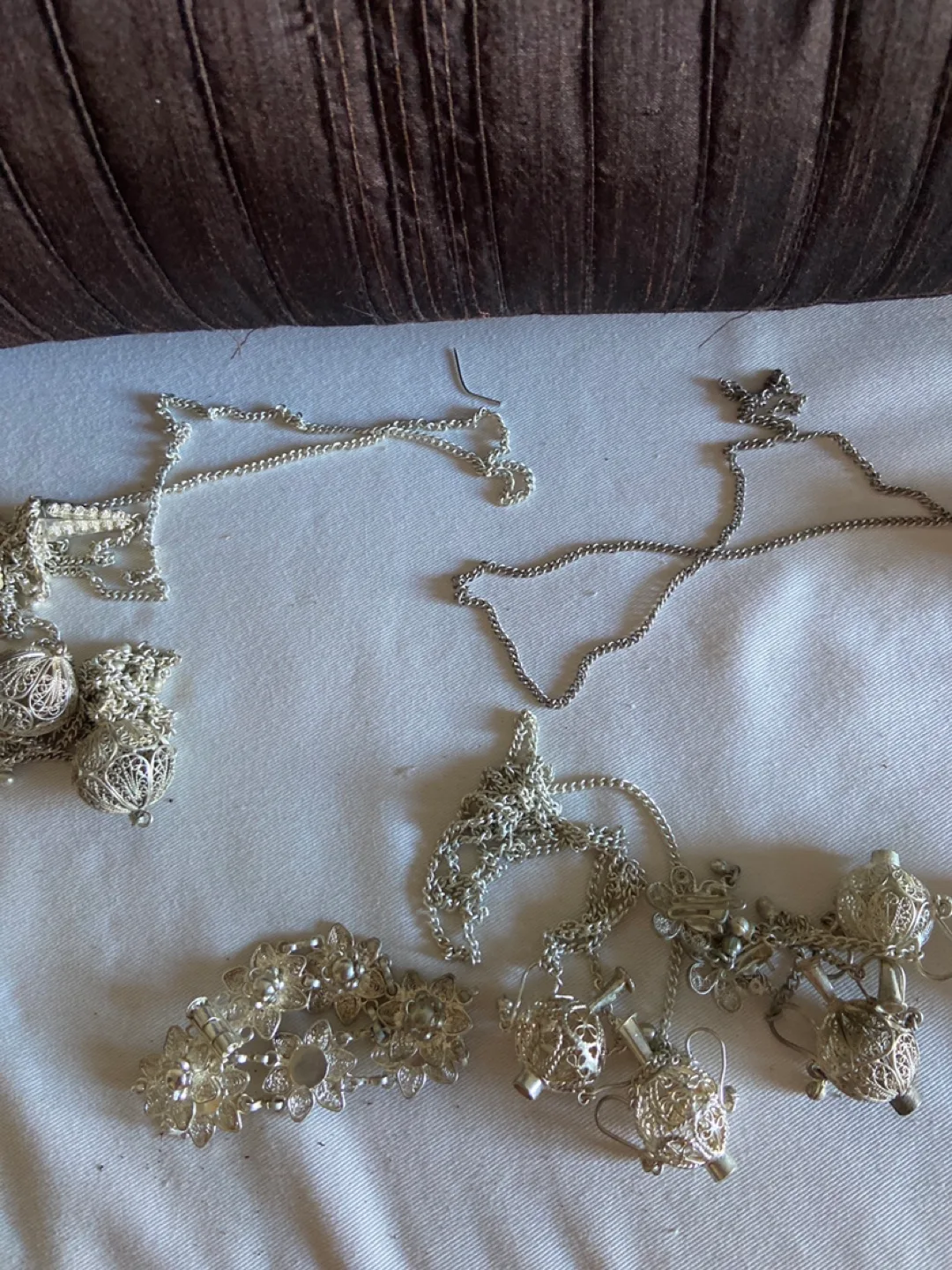 Silver Filigree Necklace Collection image indicator(4)