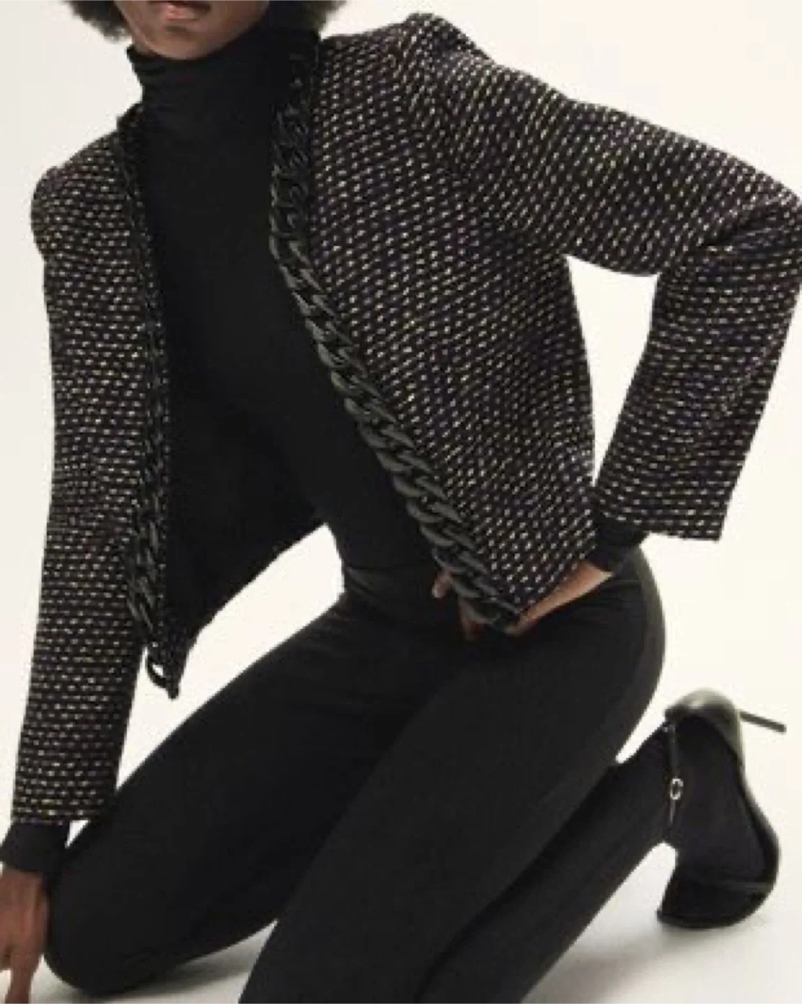 Mango Tweed Jacket thumbnail