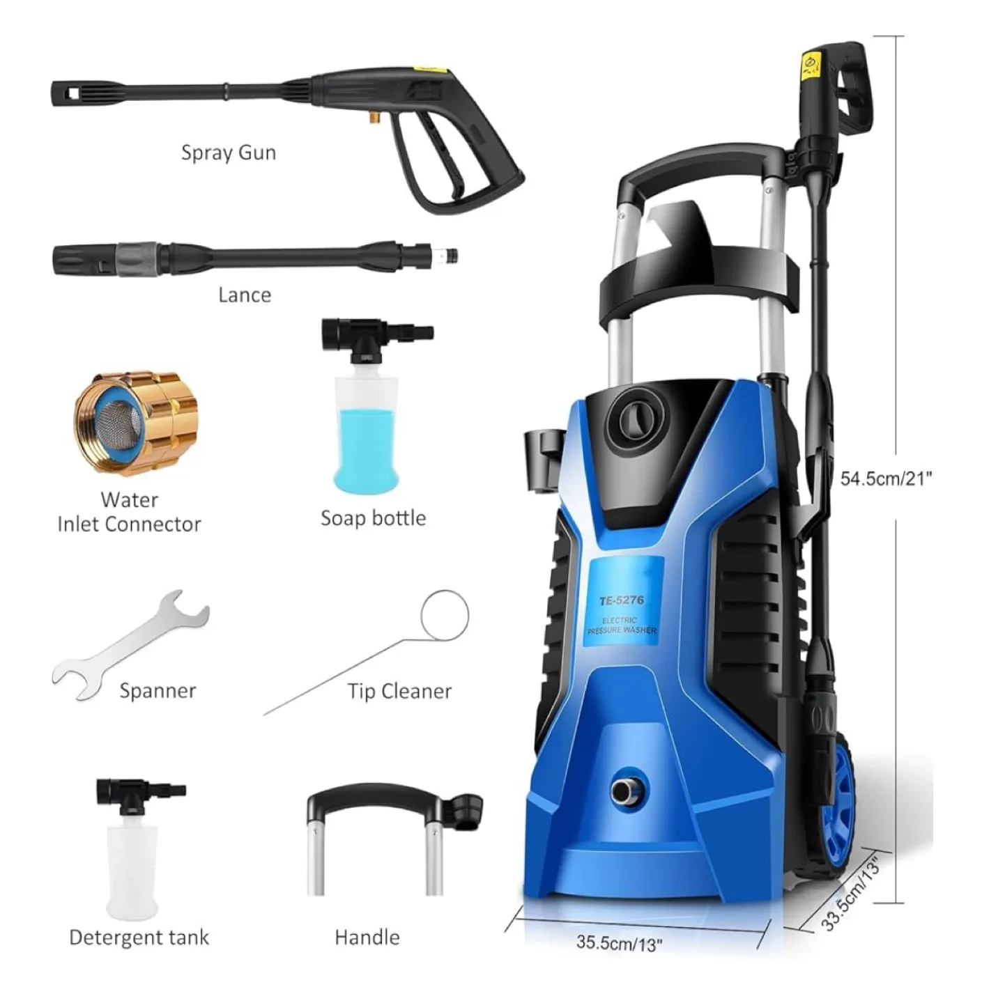 Electric Pressure Washer - Commowner TE-5276 thumbnail