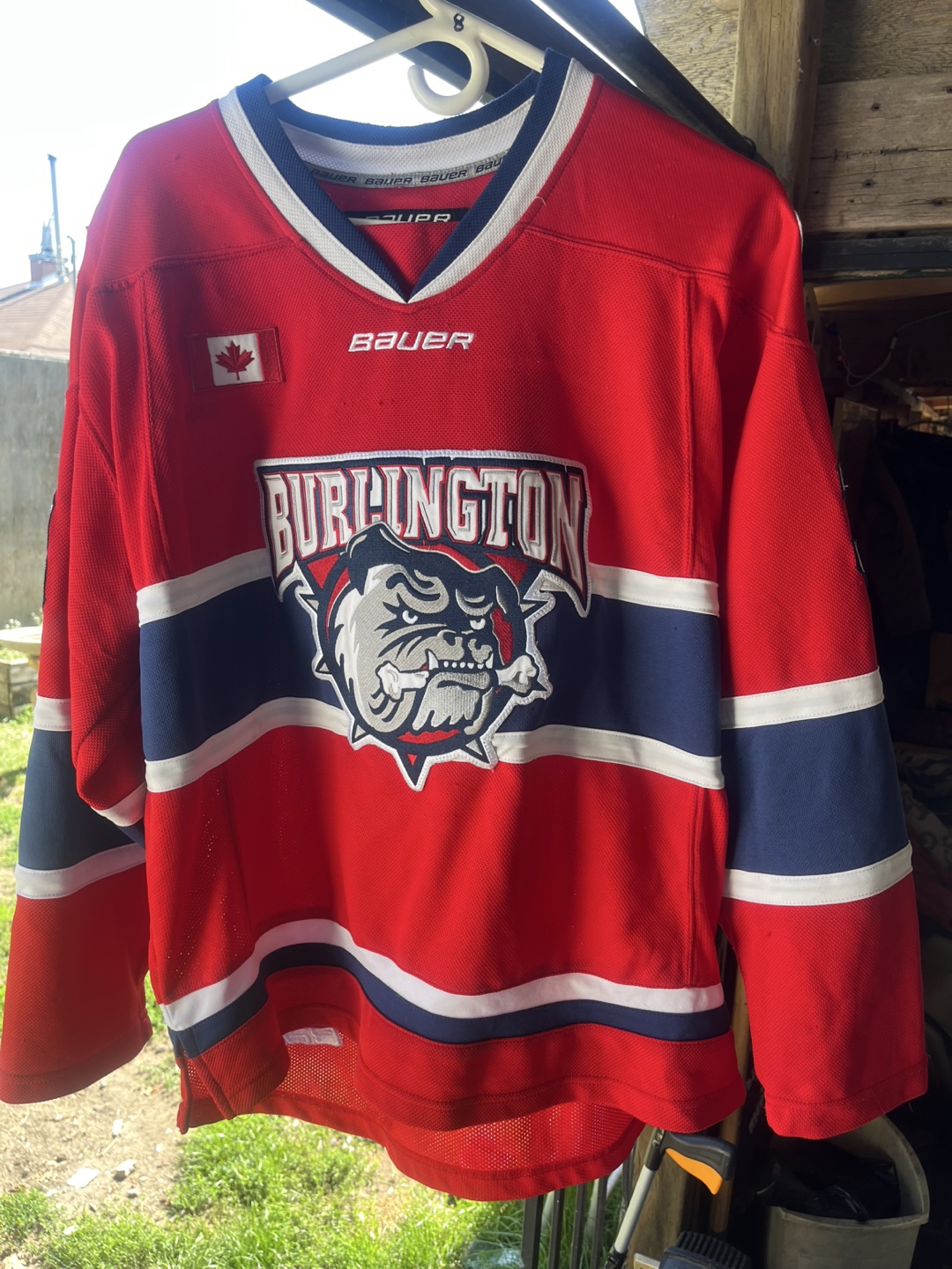 Bauer Burlington Bulldogs Hockey Jersey